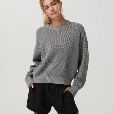 Vuori W's OS Cotton Waffle Sweater