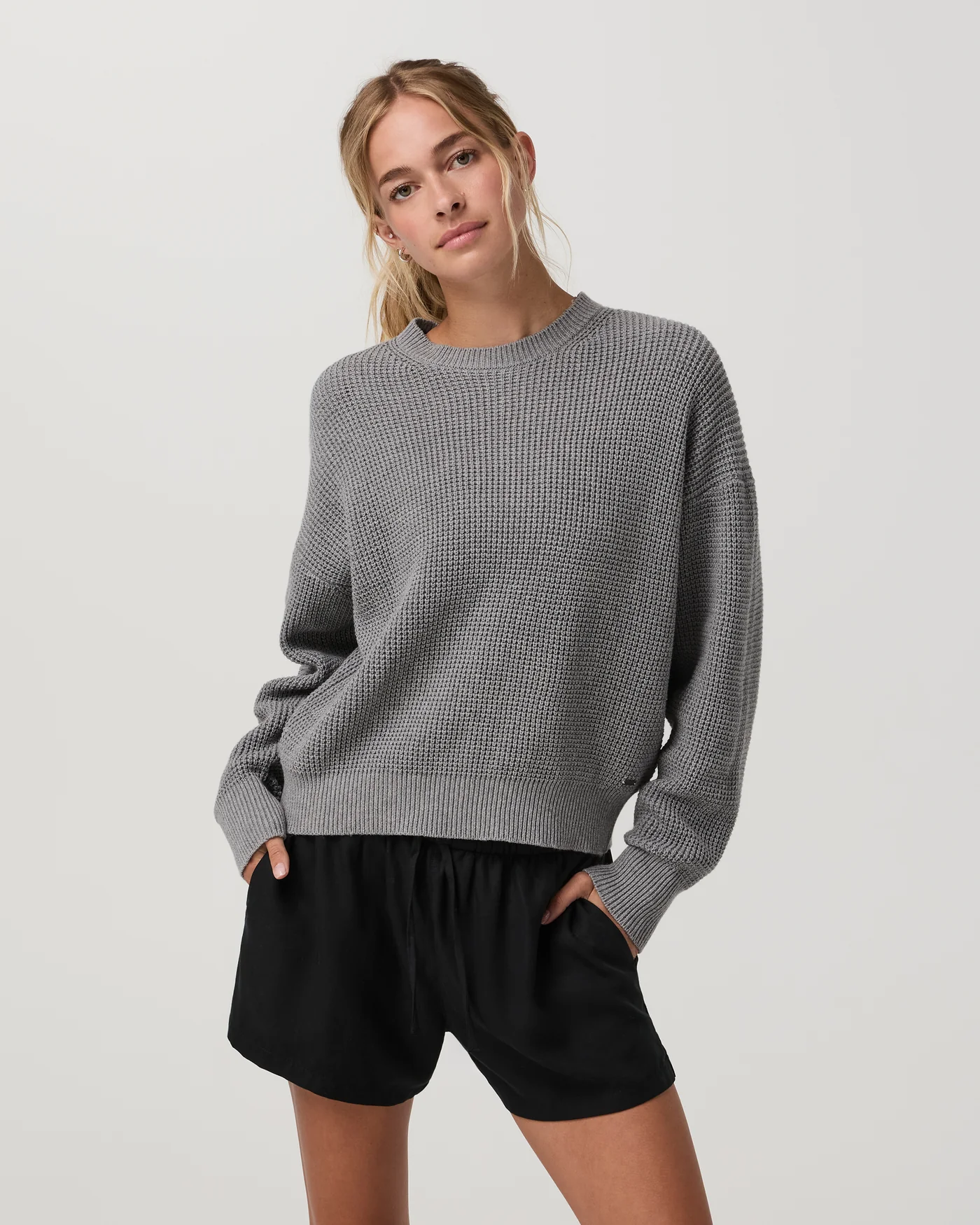 Vuori W's OS Cotton Waffle Sweater