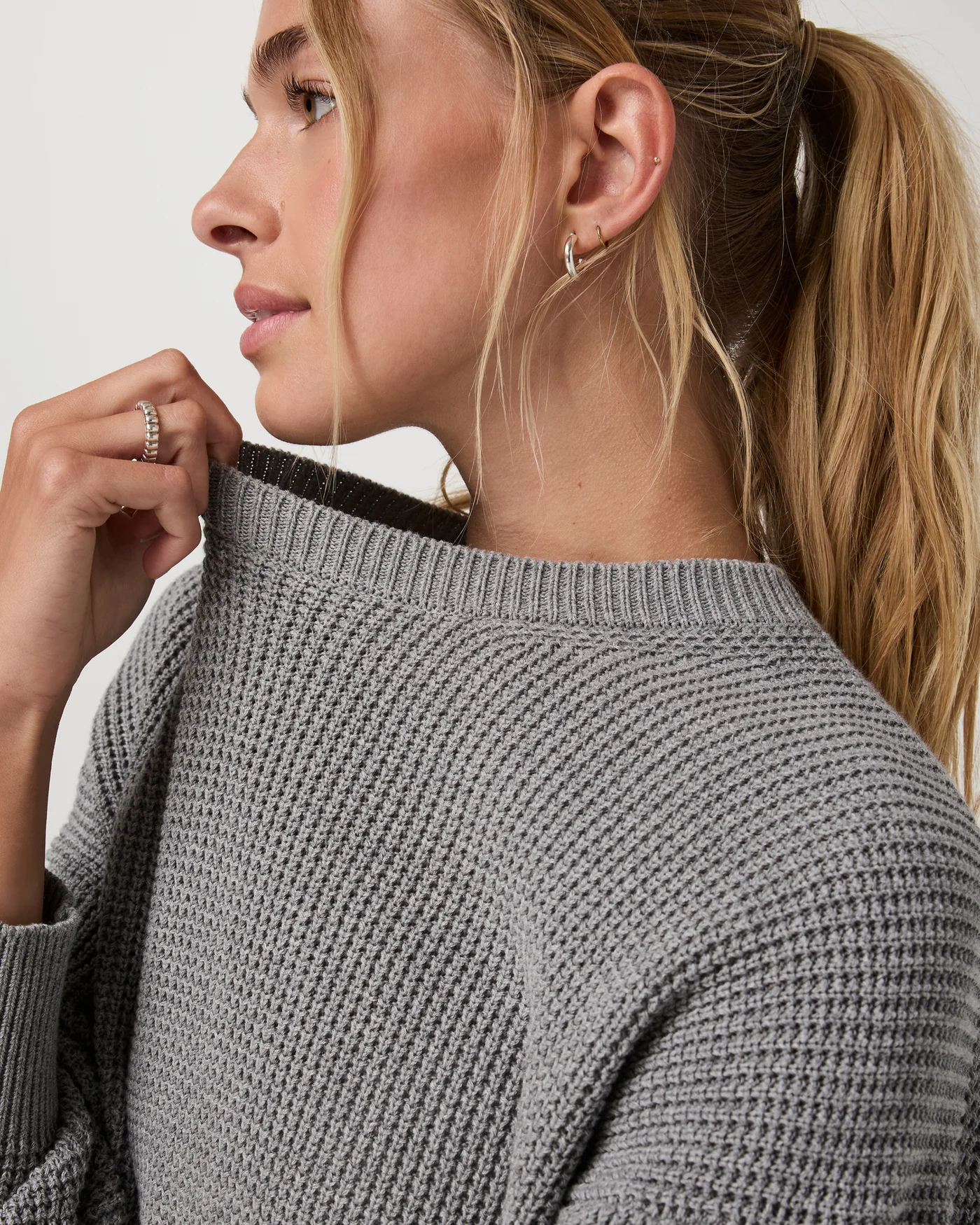 Vuori W's OS Cotton Waffle Sweater