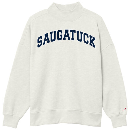 League League W's Saugatuck Mock Neck Crew