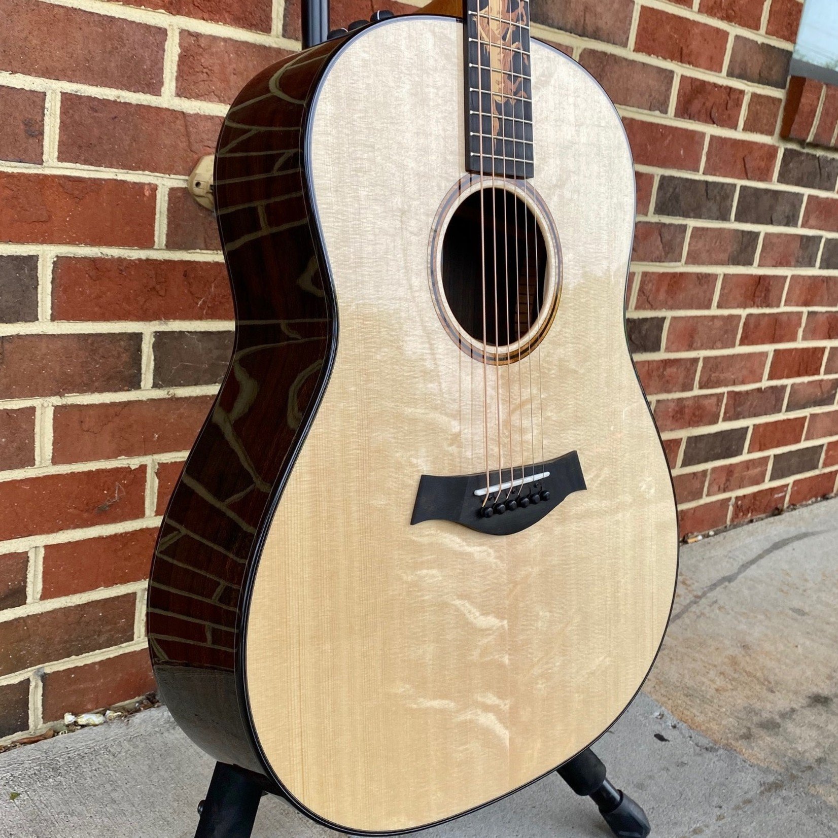 Taylor Taylor Catch Custom #34, Grand Pacific, Ziricote Back and Sides, Bearclaw Lutz Spruce Top, Running Horses Inlay, Engraved Tuners, ES2 Electronics, Western Paisley Case