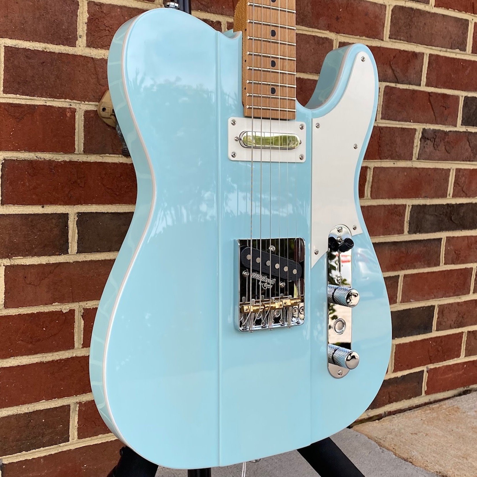 Reverend Reverend Guitars Greg Koch Gristlemaster, Blucifer, Fishman Fluence Signature Pickups, Roasted Maple Neck and Fretboard