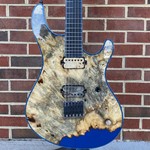 Mayones Mayones Regius 6, 2021 Master Builder Collection, Master Grade Buckeye Burl + Resin, Hiscox Hardshell Case