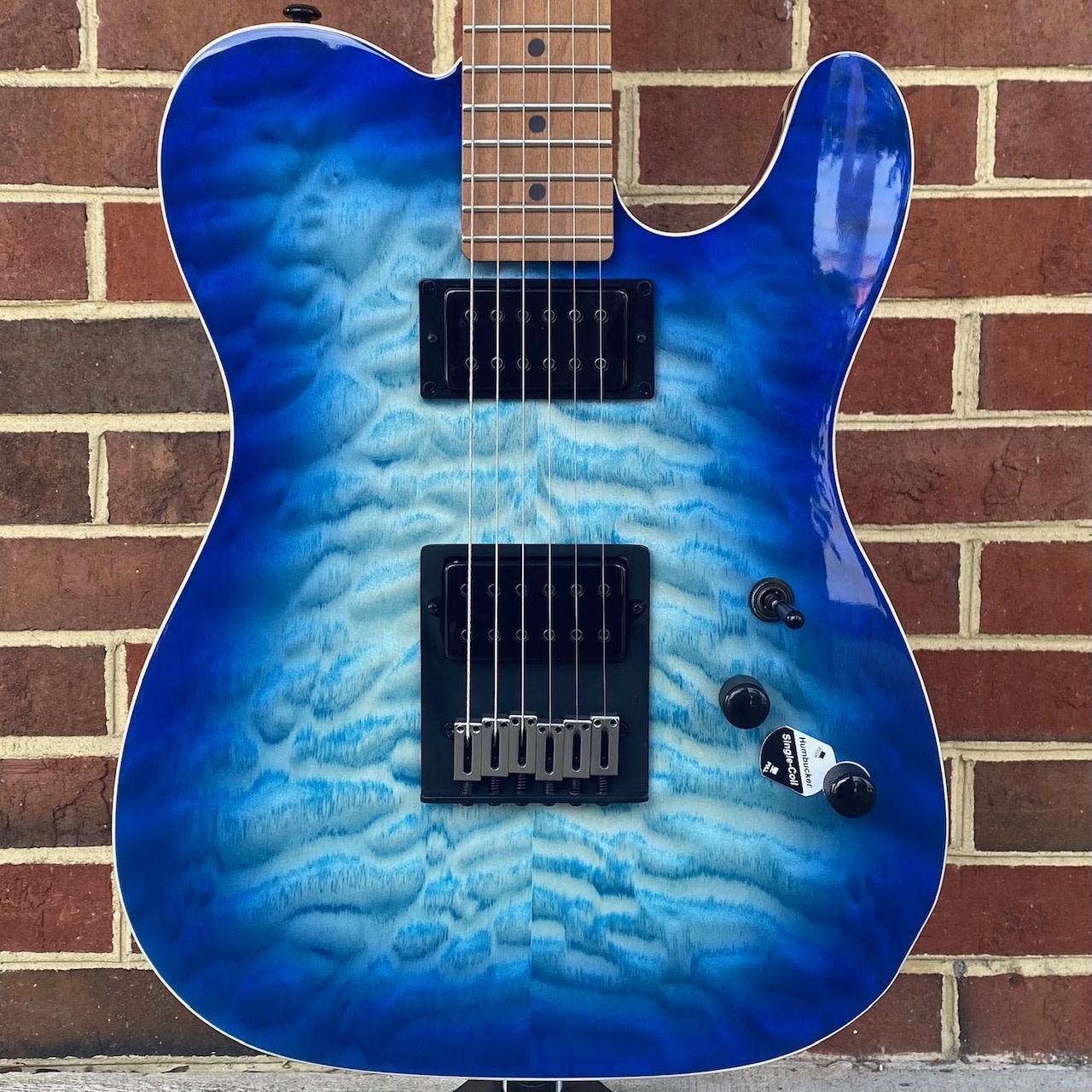 Schecter PT Pro, Trans Blue Burst, Roasted Maple Neck, Locking