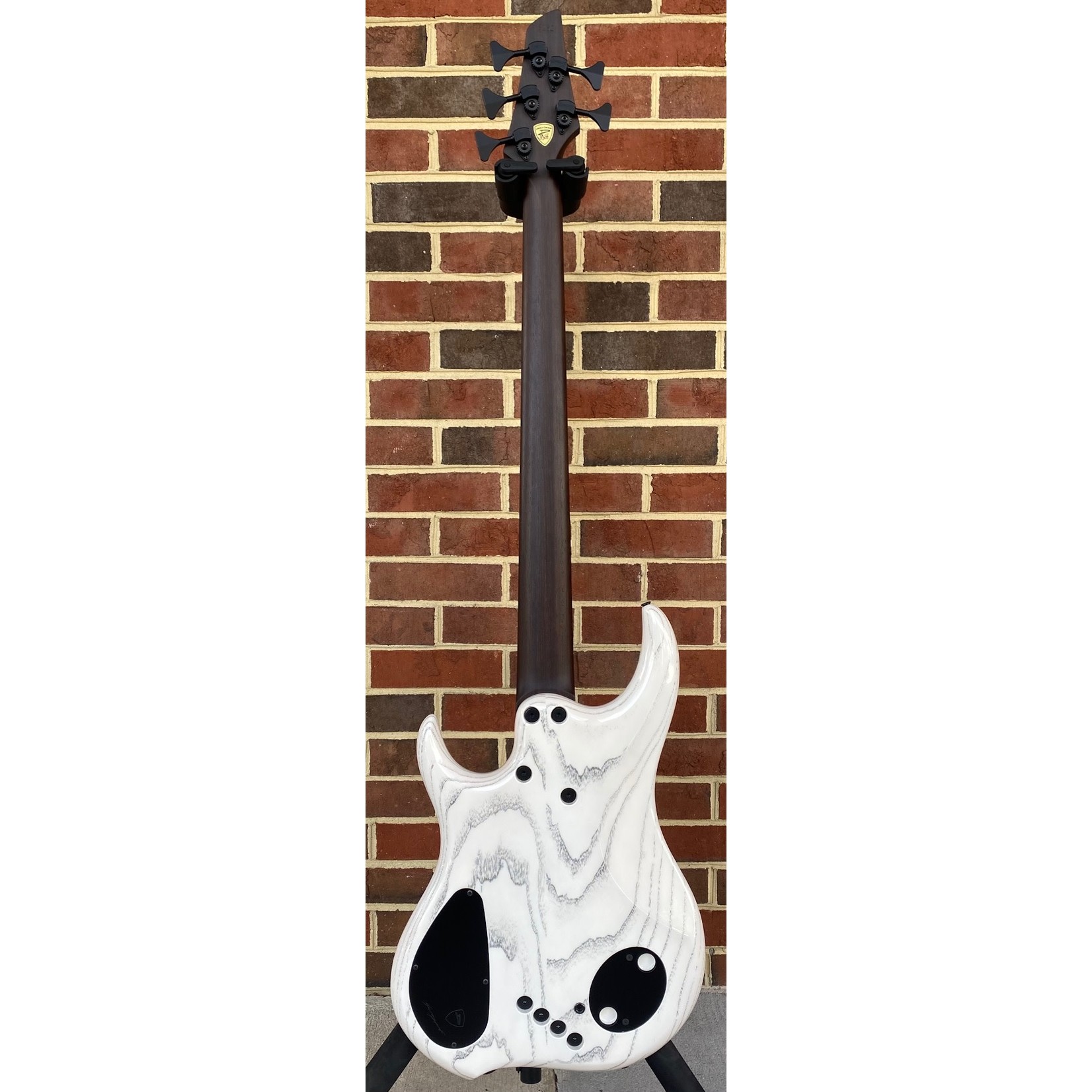Dingwall Dingwall Z3 Custom 5-String, Faded Purple to Charcoal Reverseburst, Burl Maple X-Top, Wenge Contrast Layer, Dual Density Swamp Ash Body, White w/ Black Grain Fill Back, Wenge Neck & Fretboard, White Pearloid Block Inlays, Blue Luminlay Side Dots