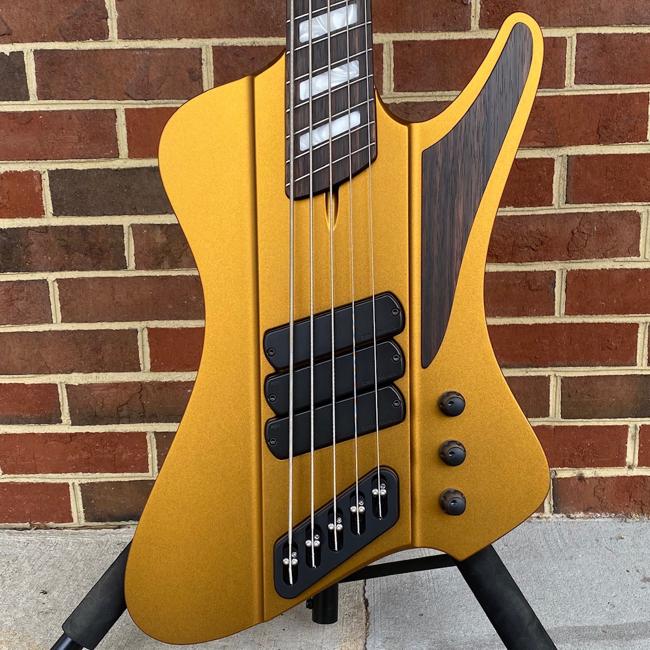 Dingwall DRoc Custom, 5String, Fiji Mahogany Body, Ari Gold Metallic