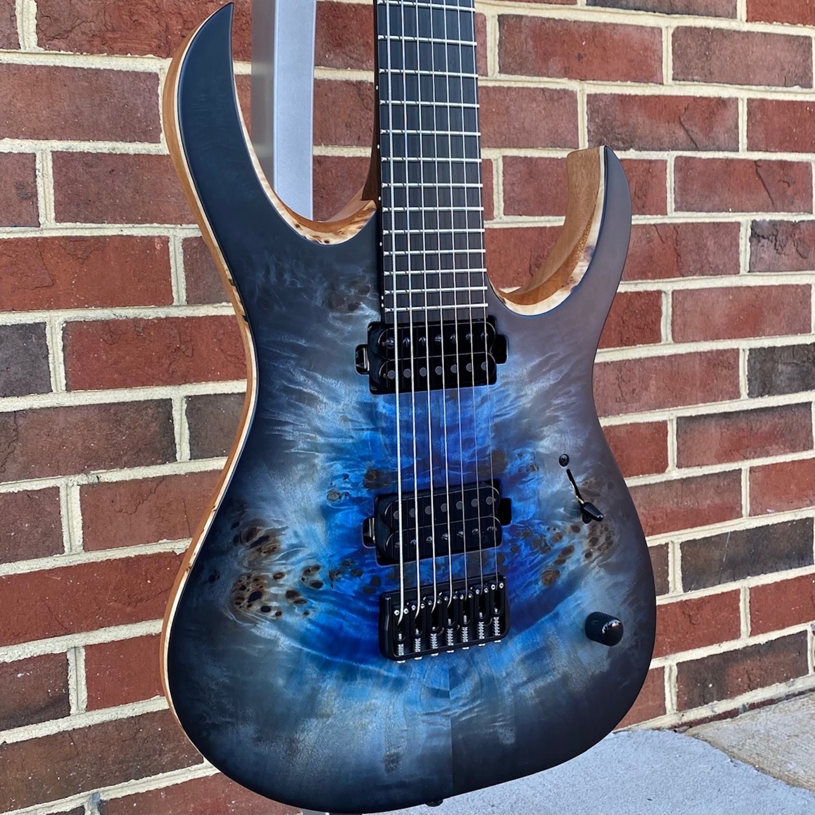 Mayones Mayones Duvell Elite 7, Galaxy Eye Blue Satin, Mayones Polyfoam Case