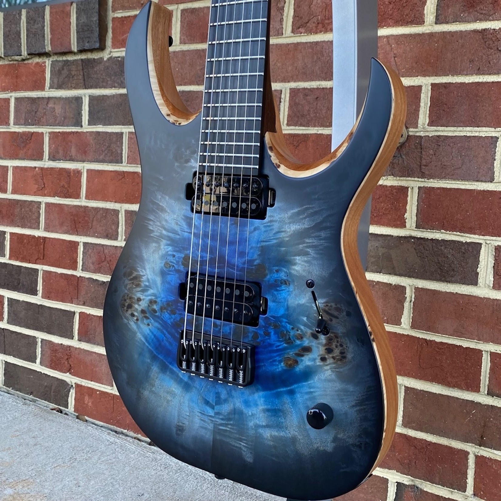 Mayones Mayones Duvell Elite 7, Galaxy Eye Blue Satin, Mayones Polyfoam Case