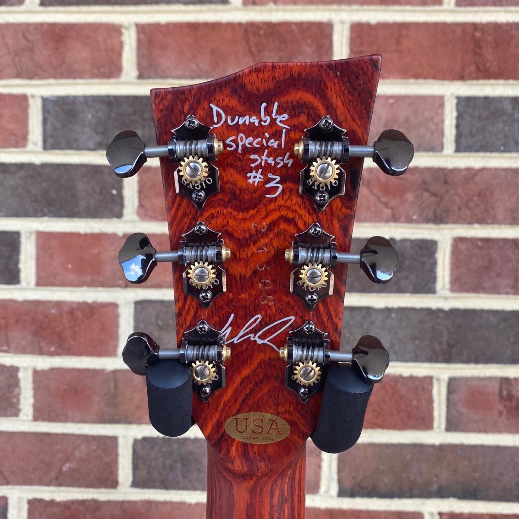 Dunable Guitars Dunable Guitars USA Special Stash #3 - Cyclops, One Piece Buckeye Burl Top w/ Gold Sparkle Resin Fill, Swamp Ash Body, Cocobolo Neck, Cocobolo Fretboard, Hardshell Case