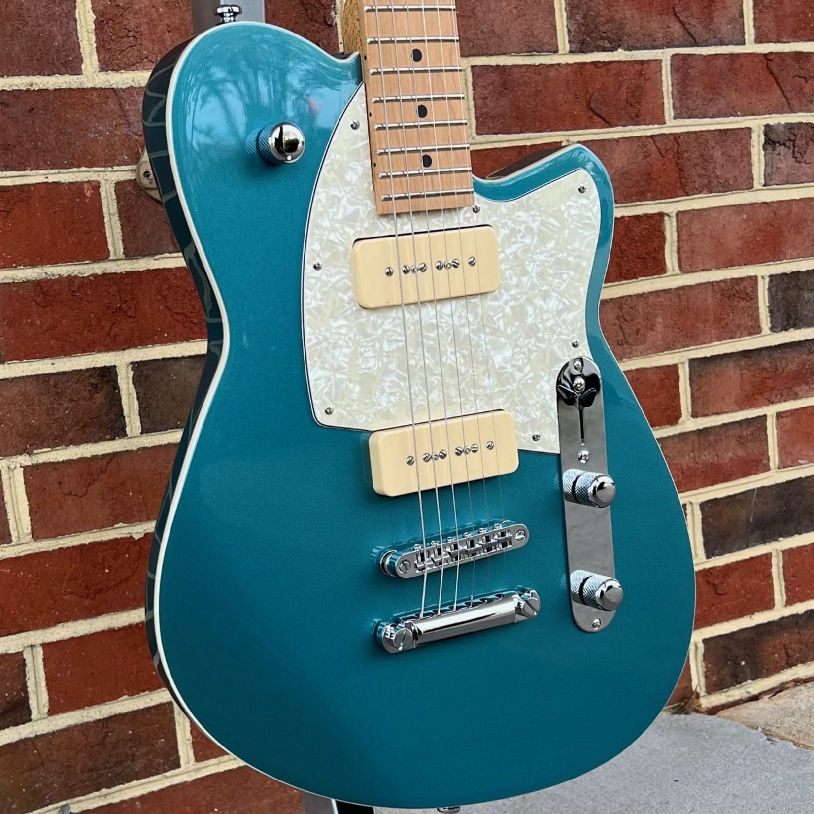 Reverend Reverend Guitars Charger 290, Deep Sea Blue, Roasted Maple Neck, Korina Body, Locking Tuners
