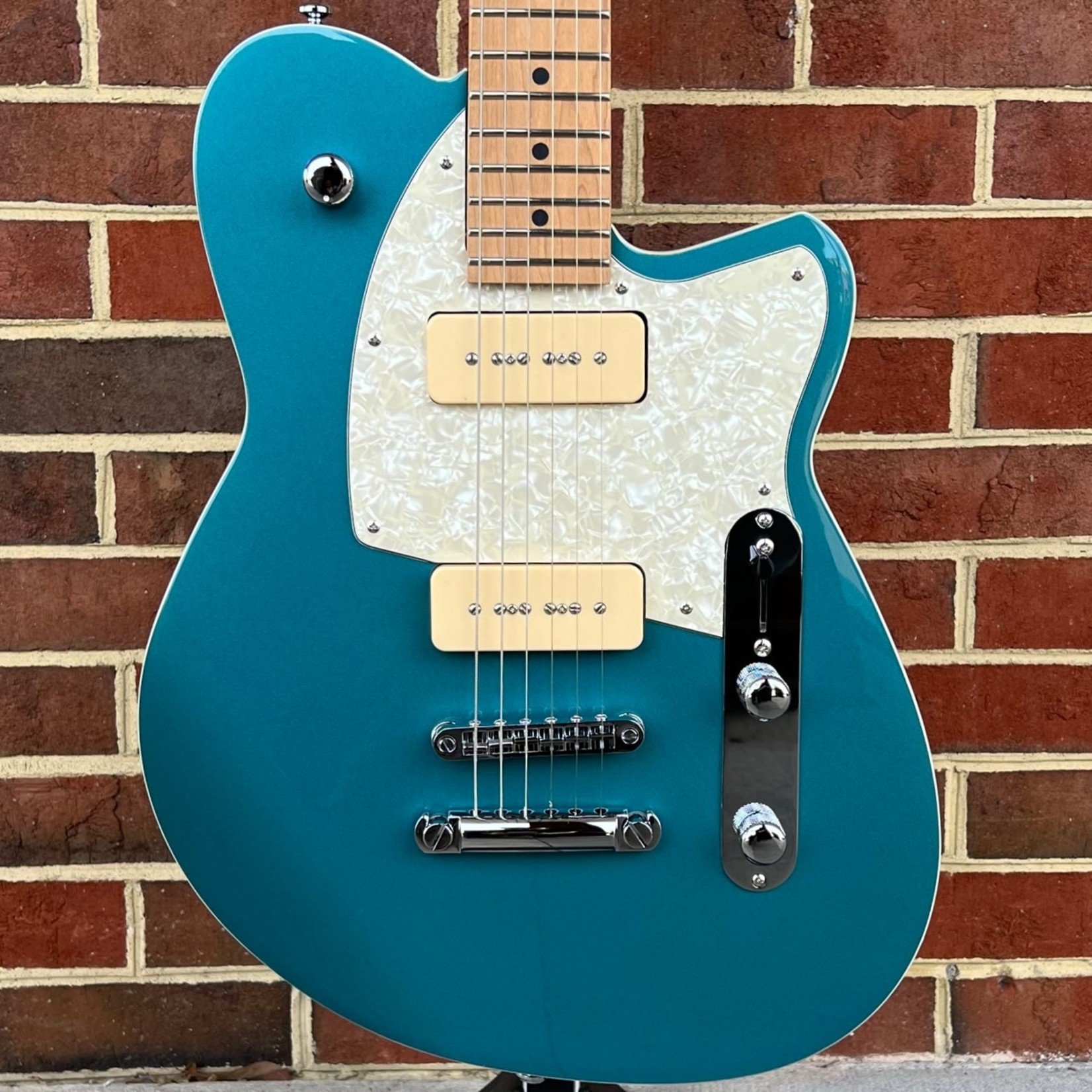 Reverend Reverend Guitars Charger 290, Deep Sea Blue, Roasted Maple Neck, Korina Body, Locking Tuners