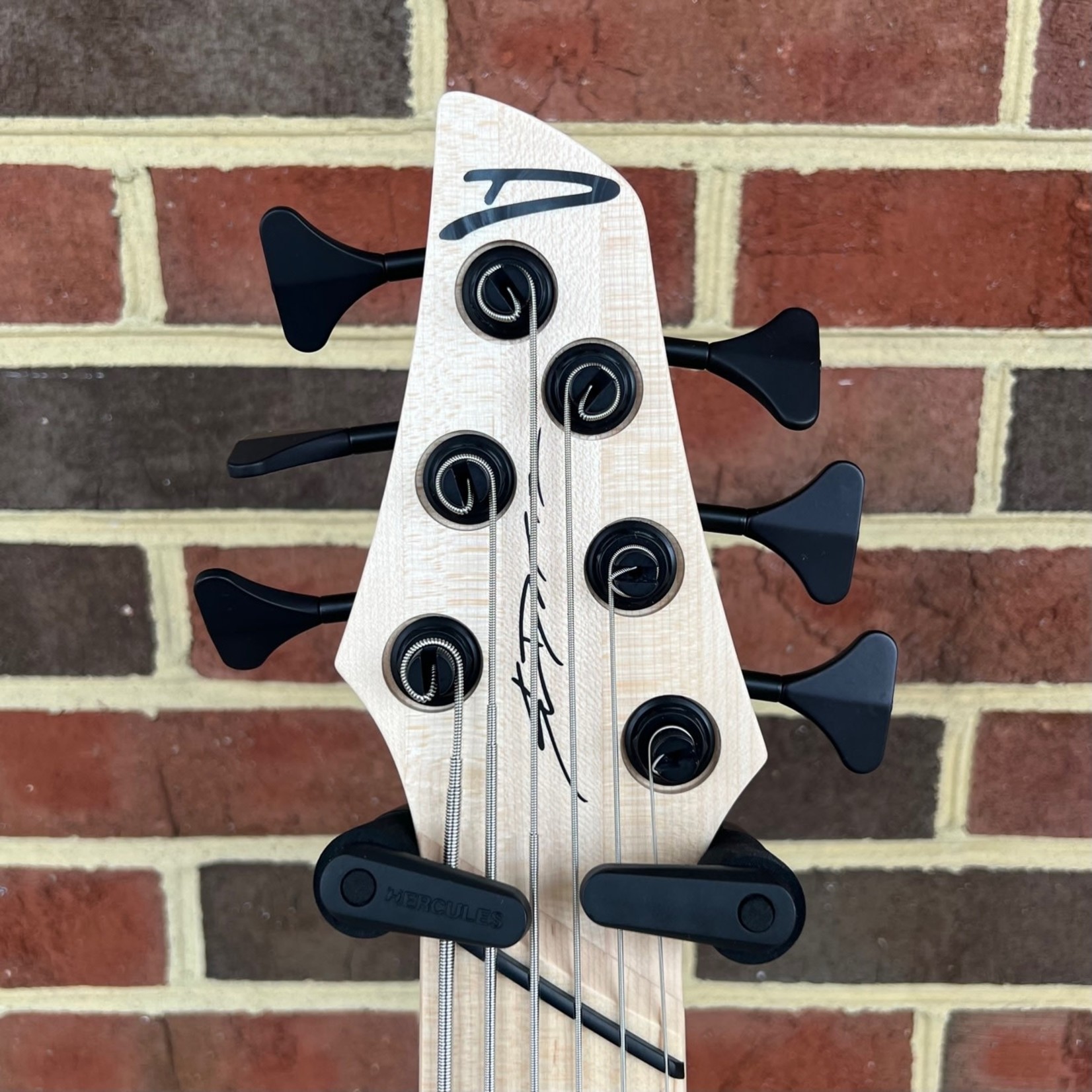 Dingwall Dingwall ABZ Custom 6-String, 3x Pickups, Maple Burl X-Top, Trans Black Burst, Maple Fretboard, Pink Speedo Bar Inlays, Luminlay Side Dots, Darkglass Tone Capsule w/ Toggles, Dingwall Gig Bag
