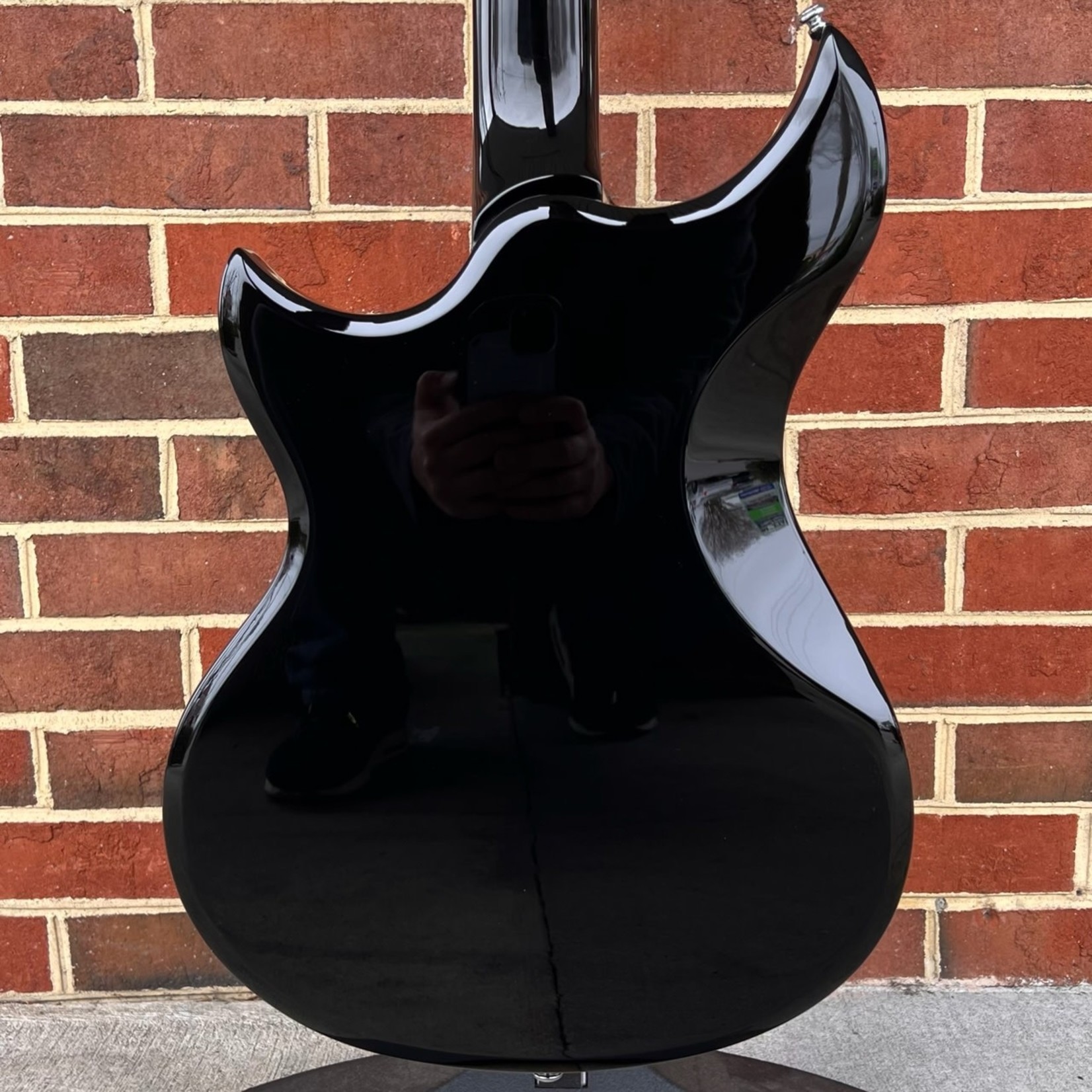 Dunable Guitars Dunable DE Cyclops, Gloss Black, Gig Bag