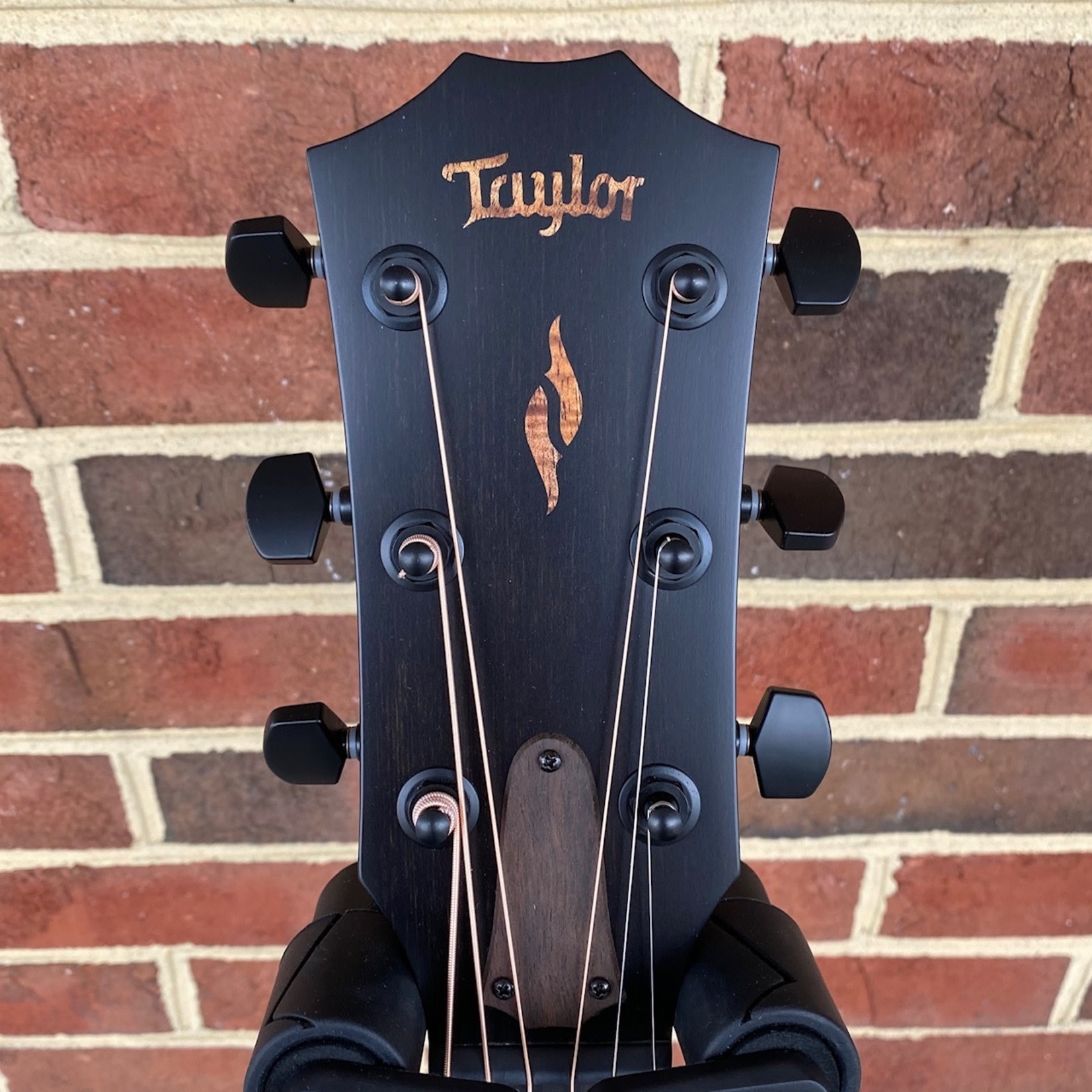 Taylor Taylor Catch Custom #01, Grand Auditorium, Tasmanian Blackwood Top, Tasmanian Blackwood Back and Sides, Koa Binding, Satin Charcoal Finish, Ameritage Case