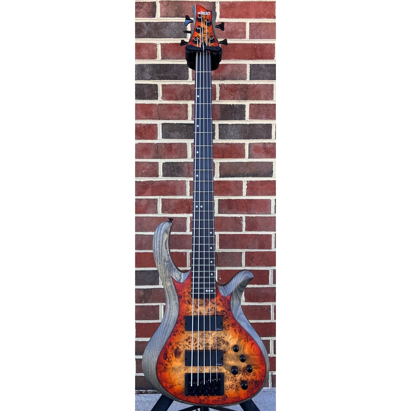 Schecter Guitar Research Schecter Riot-5, 5-String Bass, Inferno Burst, SN# IW21031635