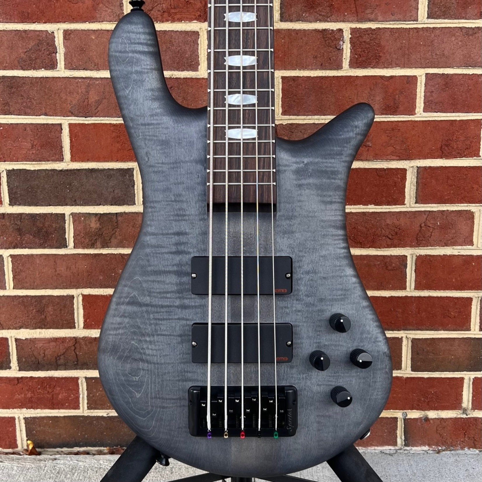 Spector Spector Euro 5 LX, Black Stain Matte, Black Hardware, EMG Pickups, Spector Tone Pump Preamp, Gig Bag, SN# NB18662