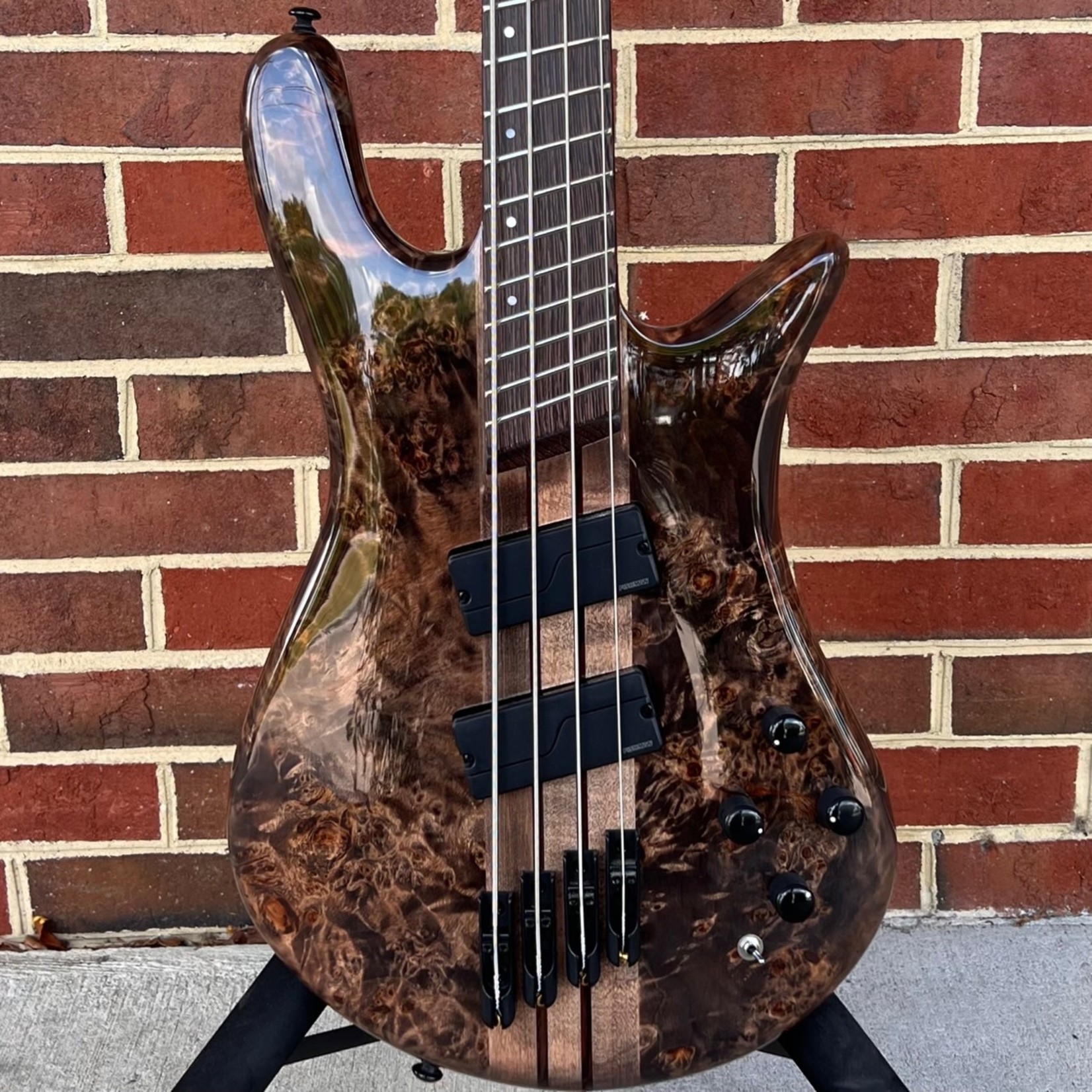 Spector Spector NS Dimension 4, 4-String Multi Scale, Super Faded Black, Fishman Fluence, Gig Bag, SN# W211147