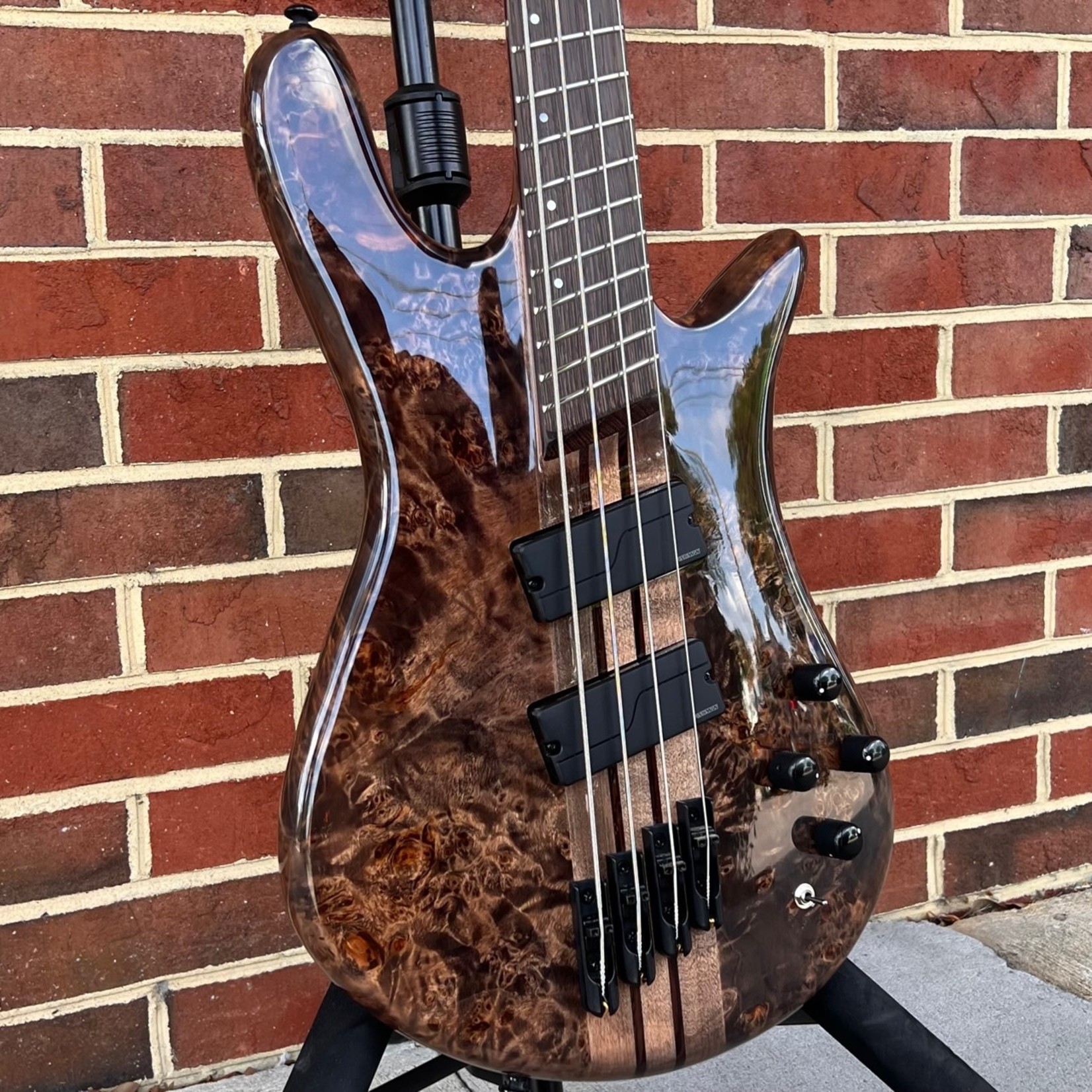 Spector Spector NS Dimension 4, 4-String Multi Scale, Super Faded Black, Fishman Fluence, Gig Bag, SN# W211147