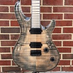 Mayones Mayones Regius Core Classic 6-String, Black Feather, 4A Flame Maple Top, Mahogany Body, Maple Fretboard, 11ply Neck Thru, Luminlay Side Dots, Bare Knuckle TKO Pickups, Hardshell Case