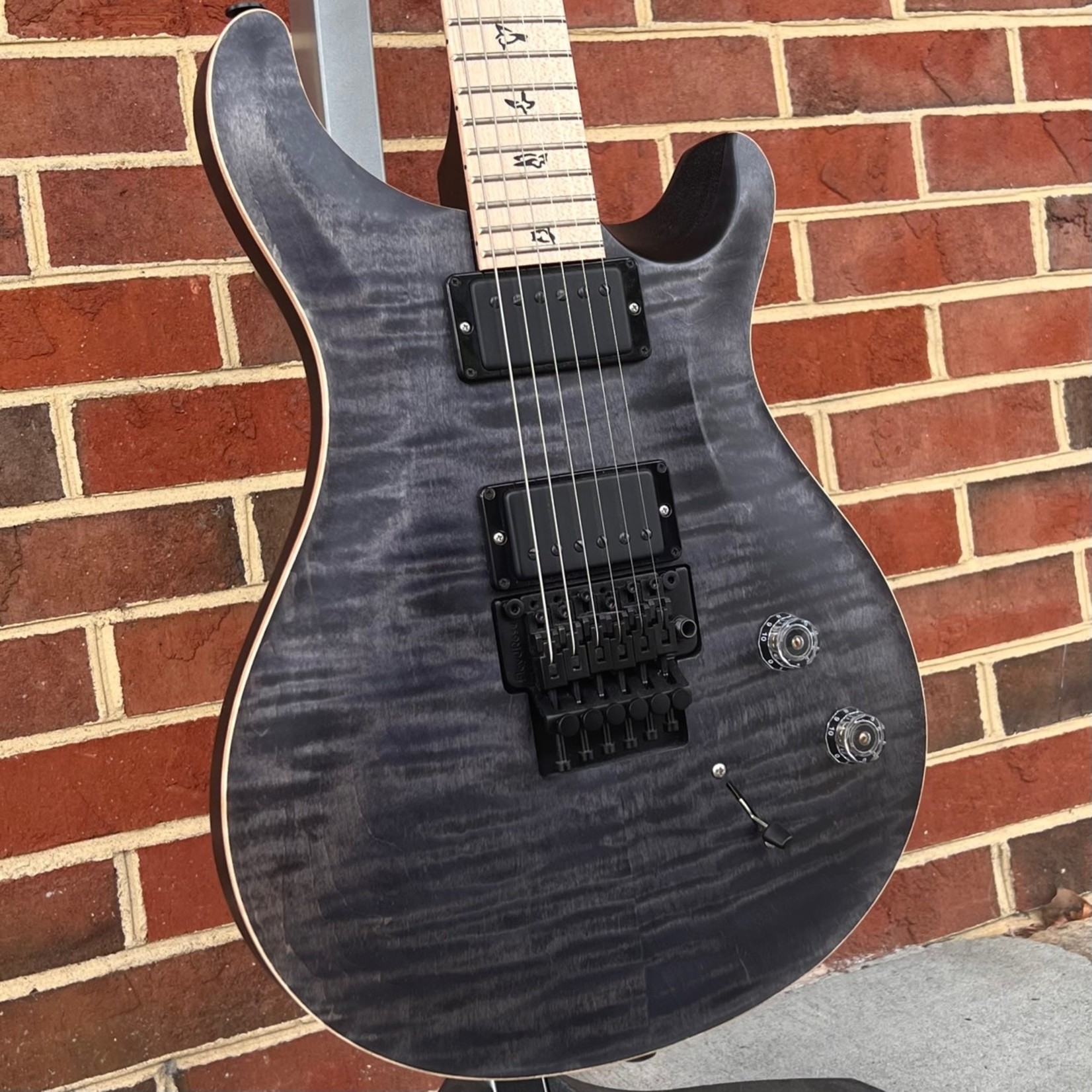 Paul Reed Smith Paul Reed Smith DW CE24 "Floyd" Dustie Waring Signature Model, 2018 Limited Edition, Grey Black, Gig Bag (USED)