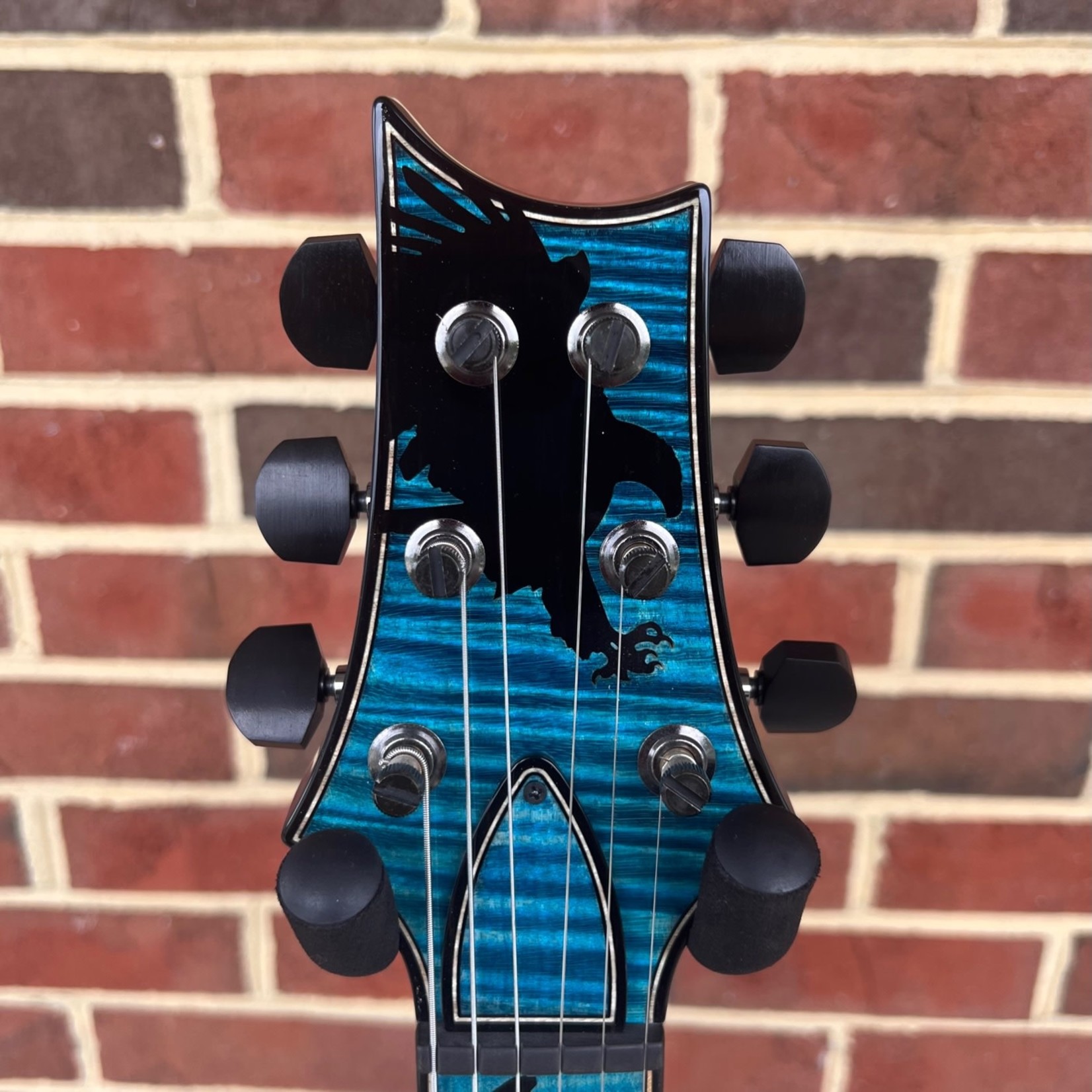 Paul Reed Smith Paul Reed Smith Private Stock McCarty 594, PS# 9741, Sub Zero Dragon's Breath, East Coast Flamed Maple Top, Black Limba Body, Curly Maple Neck, Birds of a Feather Inlay (ebony/maple), Matching Back Plates, Smoked Black Hardware, Hardshell Case