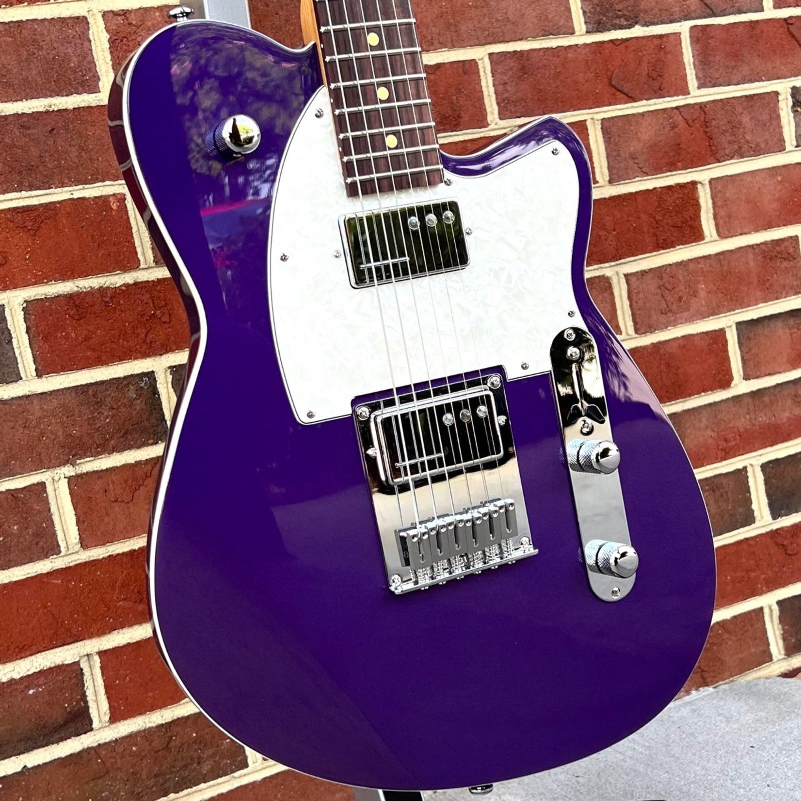 Reverend Reverend Crosscut, Italian Purple, Korina Body, Roasted Maple Neck, Rosewood Fretboard, SN# 49844