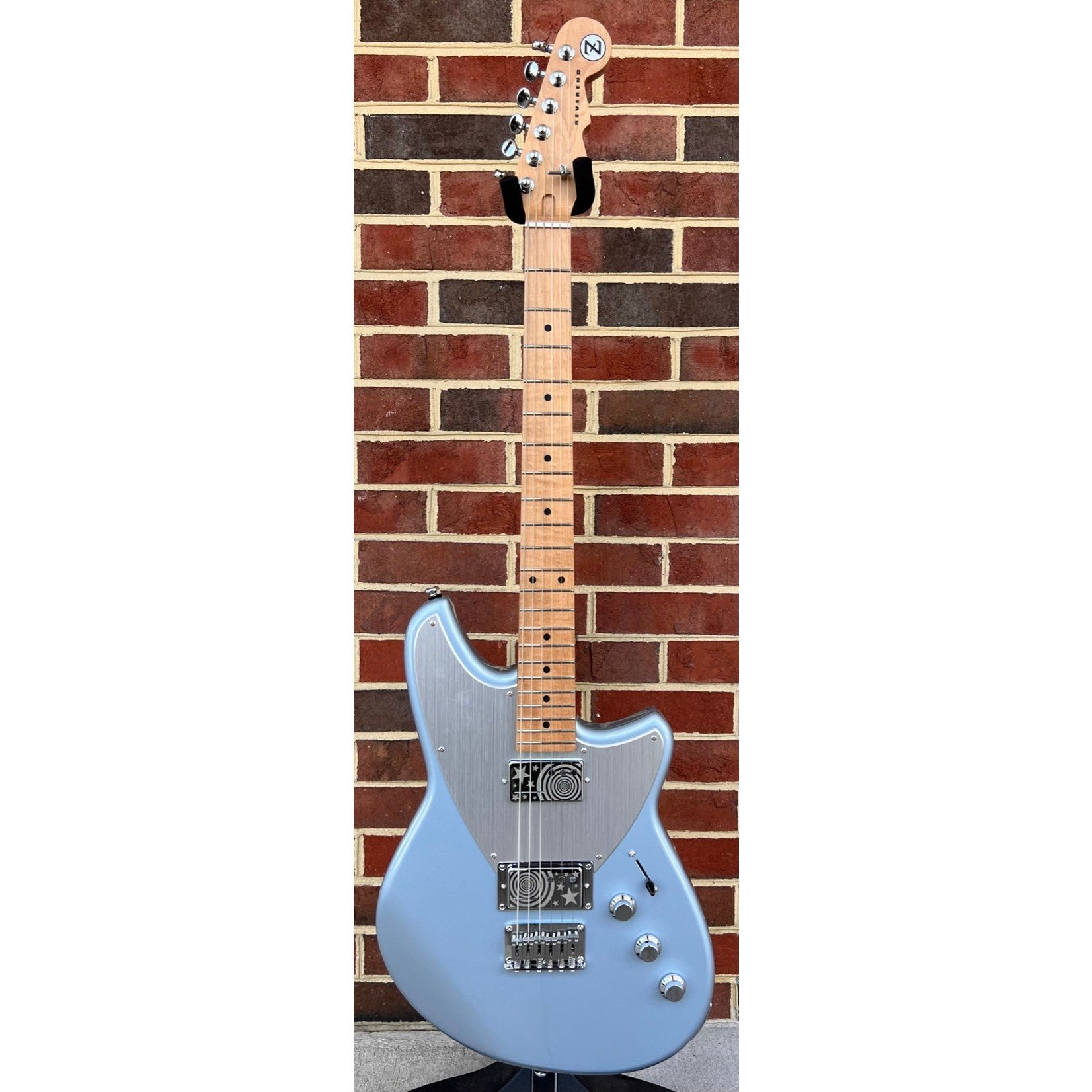 Reverend Reverend Billy Corgan Signature Z-One, Metallic Silver Freeze, Korina Body, Roasted Maple Neck & Fretboard, SN# 50084