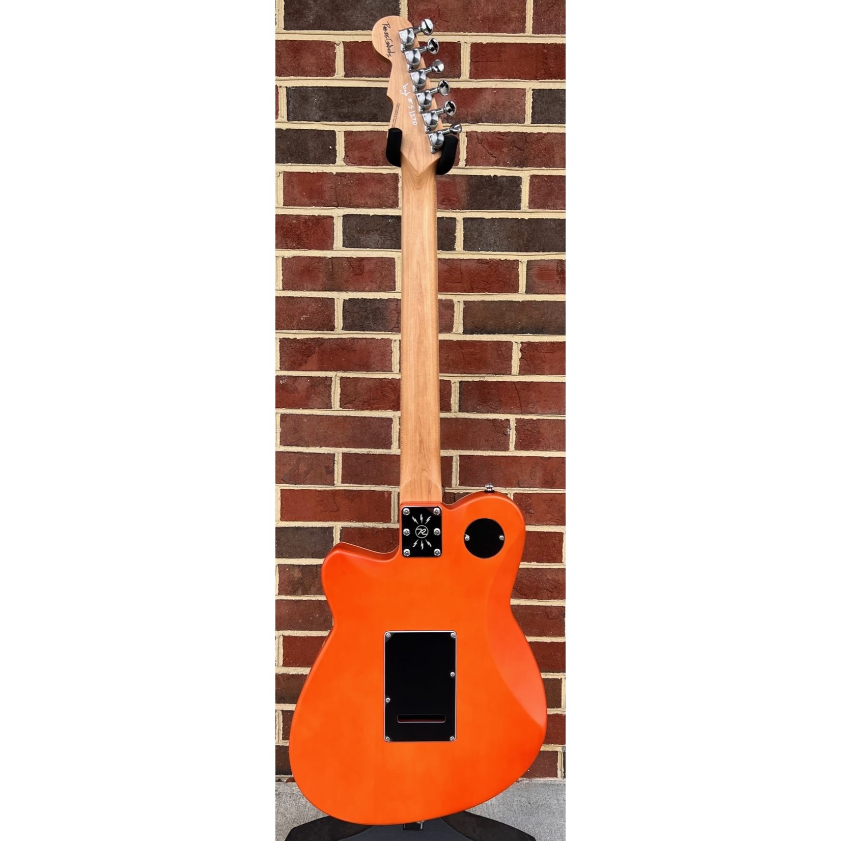 Reverend Reverend Guitars Reeves Gabrels Signature Model, Satin Orange Flame Maple, Roasted Maple Neck, Korina Body, Locking Tuners