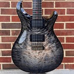 Paul Reed Smith Paul Reed Smith Private Stock Custom 24, PS# 9739, Frostbite Glow, Wild West Coast Figured Maple Top, Black Limba Body, Macassar Ebony Neck, Ebony Fretboard, Red/Orange Spiny J Birds, Matching Maple Back Plates, Smoked Black Hardware, Hardshell Case