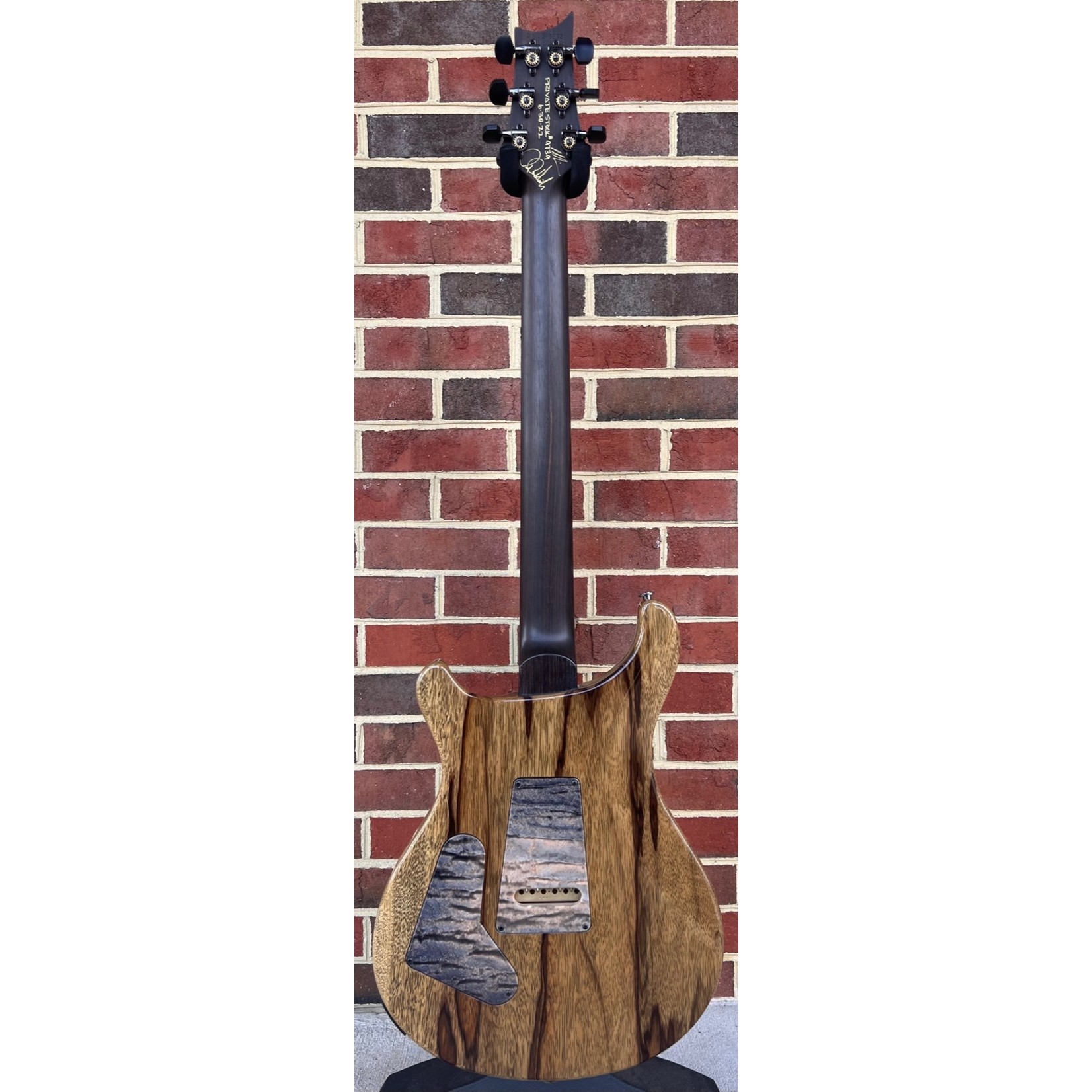 Paul Reed Smith Paul Reed Smith Private Stock Custom 24, PS# 9739, Frostbite Glow, Wild West Coast Figured Maple Top, Black Limba Body, Macassar Ebony Neck, Ebony Fretboard, Red/Orange Spiny J Birds, Matching Maple Back Plates, Smoked Black Hardware, Hardshell Case