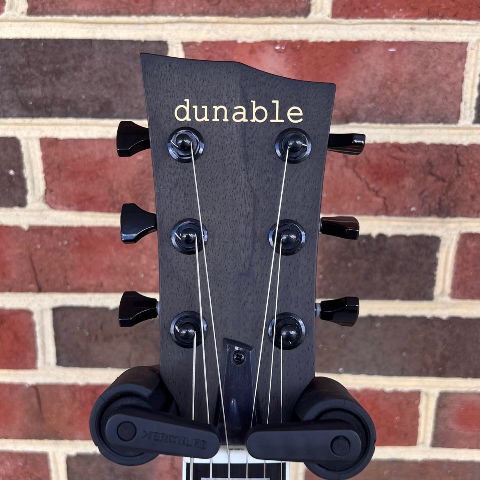 Dunable Guitars Dunable Guitars USA Custom Shop R2, Trans Black, Flame Maple Top, Black Limba Body, Black Limba Neck, Ebony Fretboard, Hardshell Case