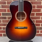 Santa Cruz Guitar Co. Santa Cruz Custom H/13, Adirondack Spruce Top, Mahogany Back and Sides, Adirondack Bracing w/ Hot Hide Glue, Flag of Nations Back Strip and Rosette, S29 Purfling, SCGC Logo @ 13th Fret, Custom Dark Sunburst Top, Dark Stain on Back &