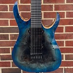 Mayones Mayones Duvell Elite 7-String, 4A Eye Poplar Top, Supernova Blue Gloss, Black Limba Body, Ebony Fretboard, Hipshot Locking Tuners and Bridge, Mayones Hybrid Case