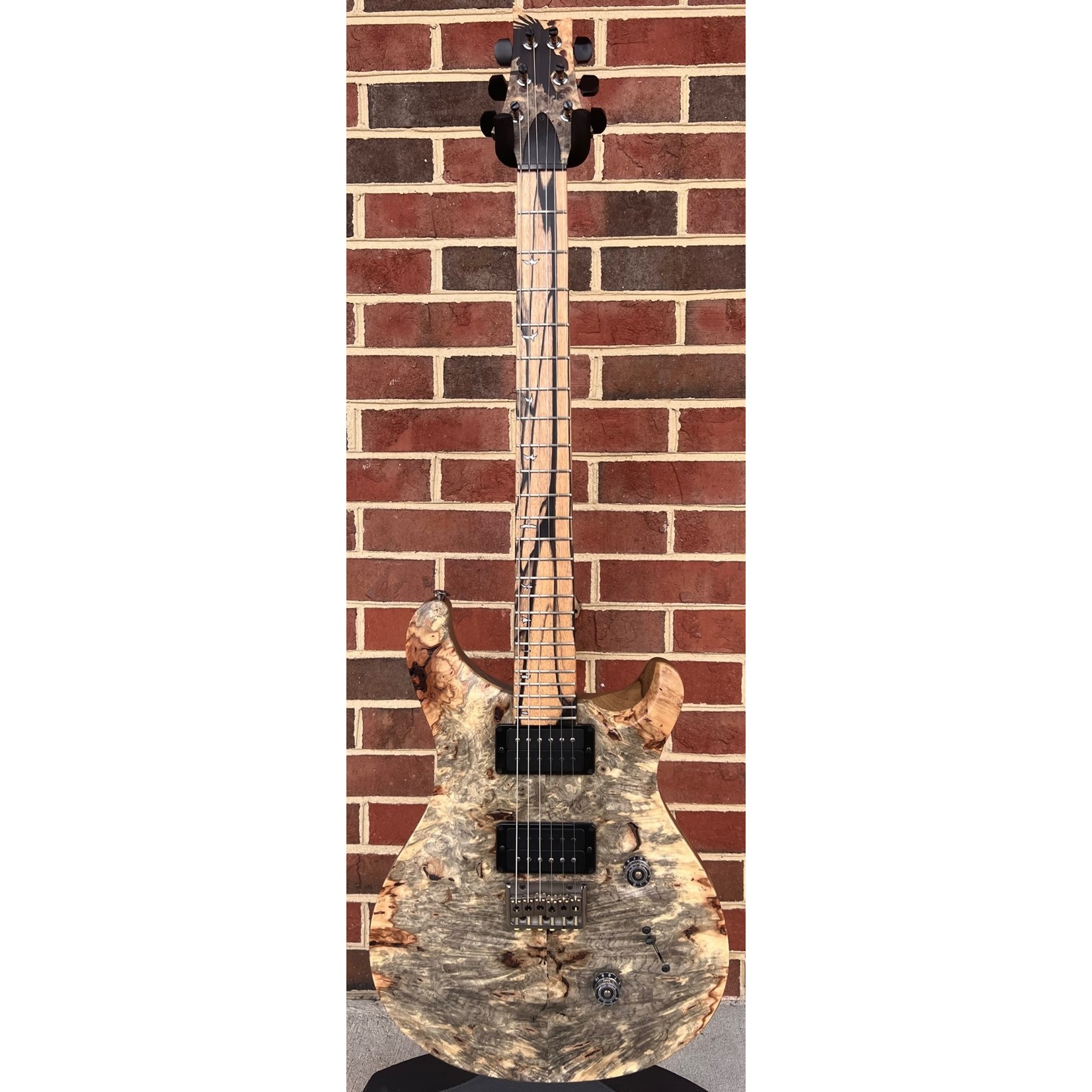 Paul Reed Smith Paul Reed Smith Private Stock Custom 24 Hardtail, PS# 9740, Buckeye Burl Top, Black Limba Body, Macassar Ebony Neck, Pale Moon Ebony Fretboard, Black Limba Back Plates, Smoked Black Hardware, Hardshell Case