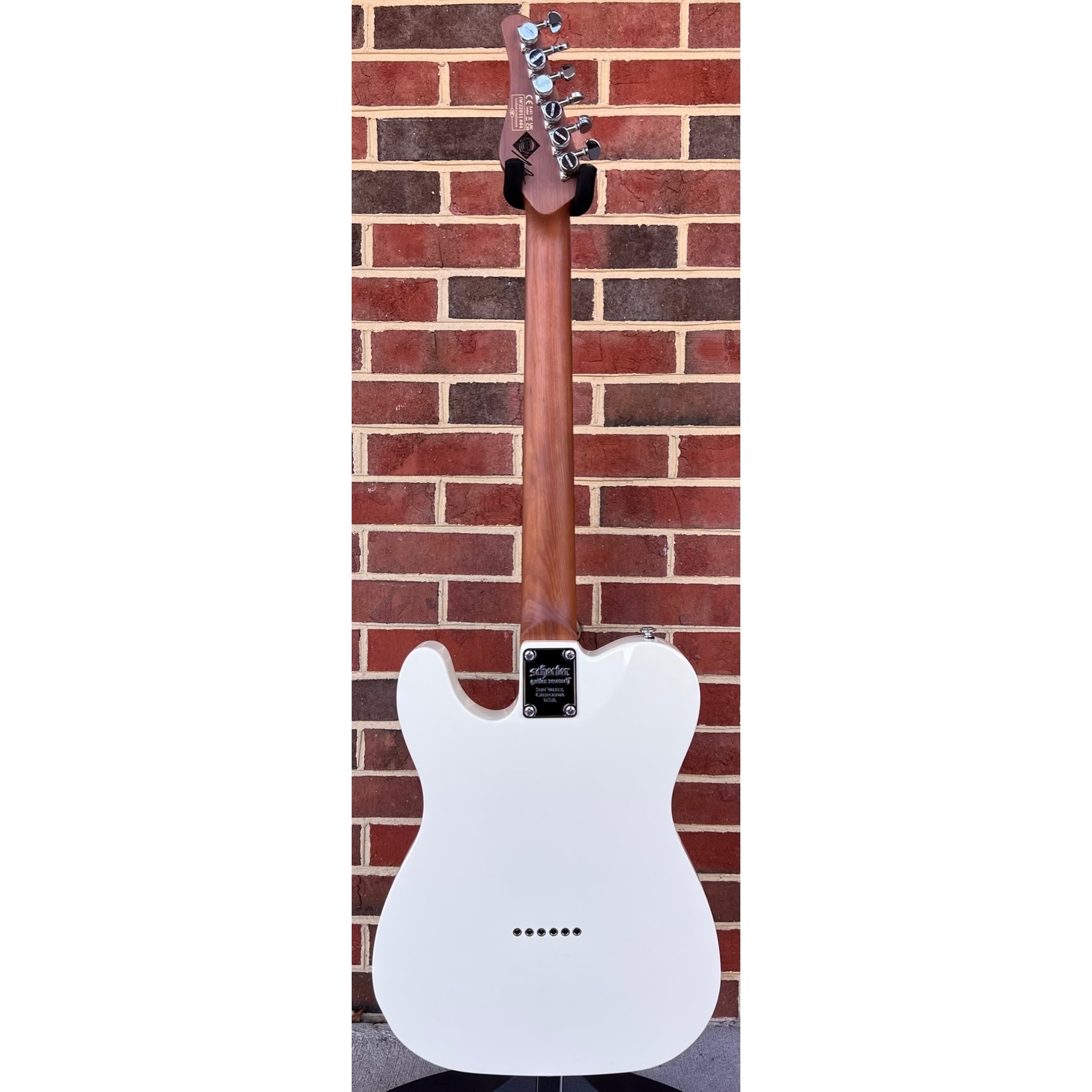 Schecter Guitar Research Schecter Nick Johnston PT, Atomic Snow, Roasted Maple Neck, Ebony Fretboard, Locking Tuners