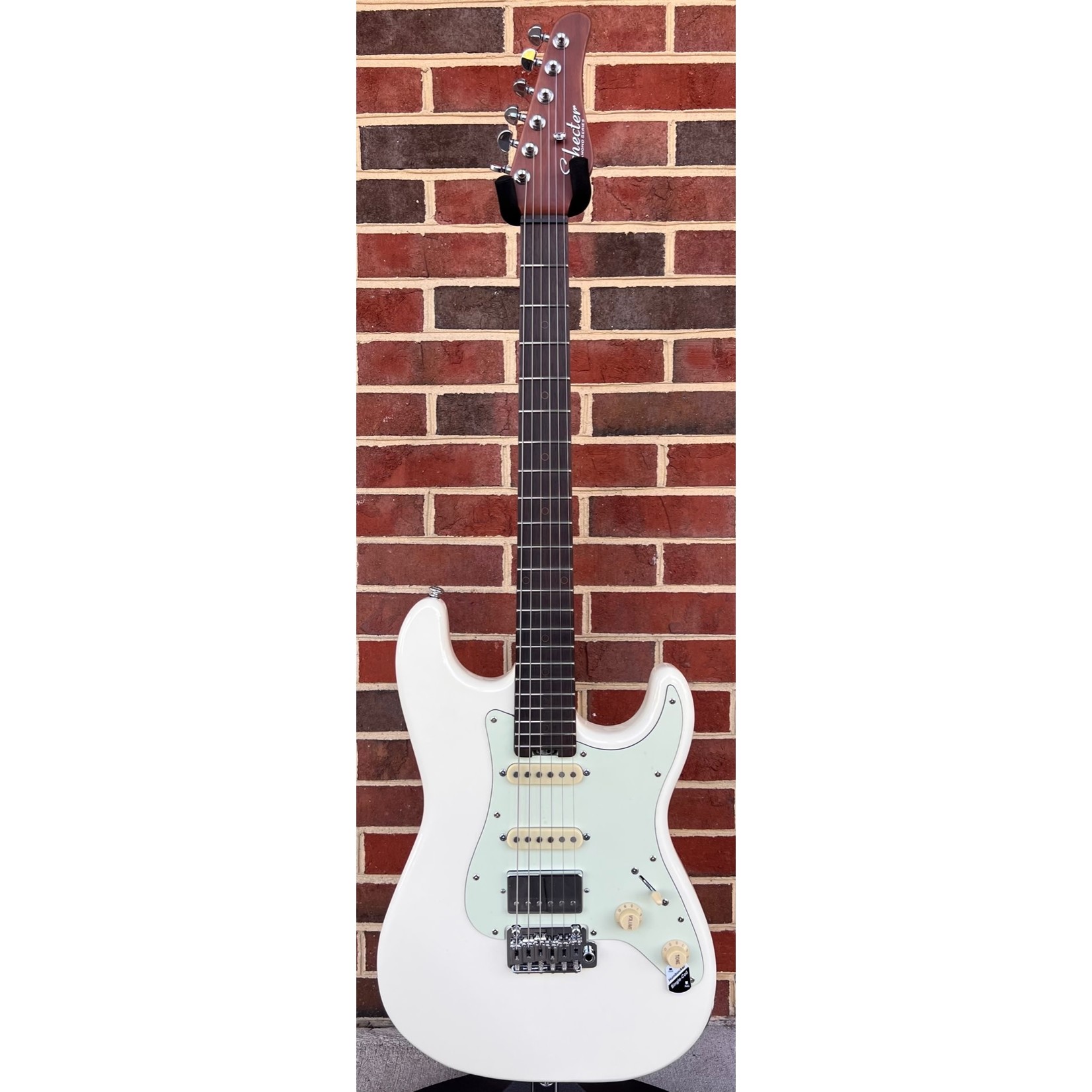 Schecter Guitar Research Schecter Nick Johnston Traditional HSS, Atomic Snow, Ebony Fretboard, Roasted Maple Neck, Locking Tuners