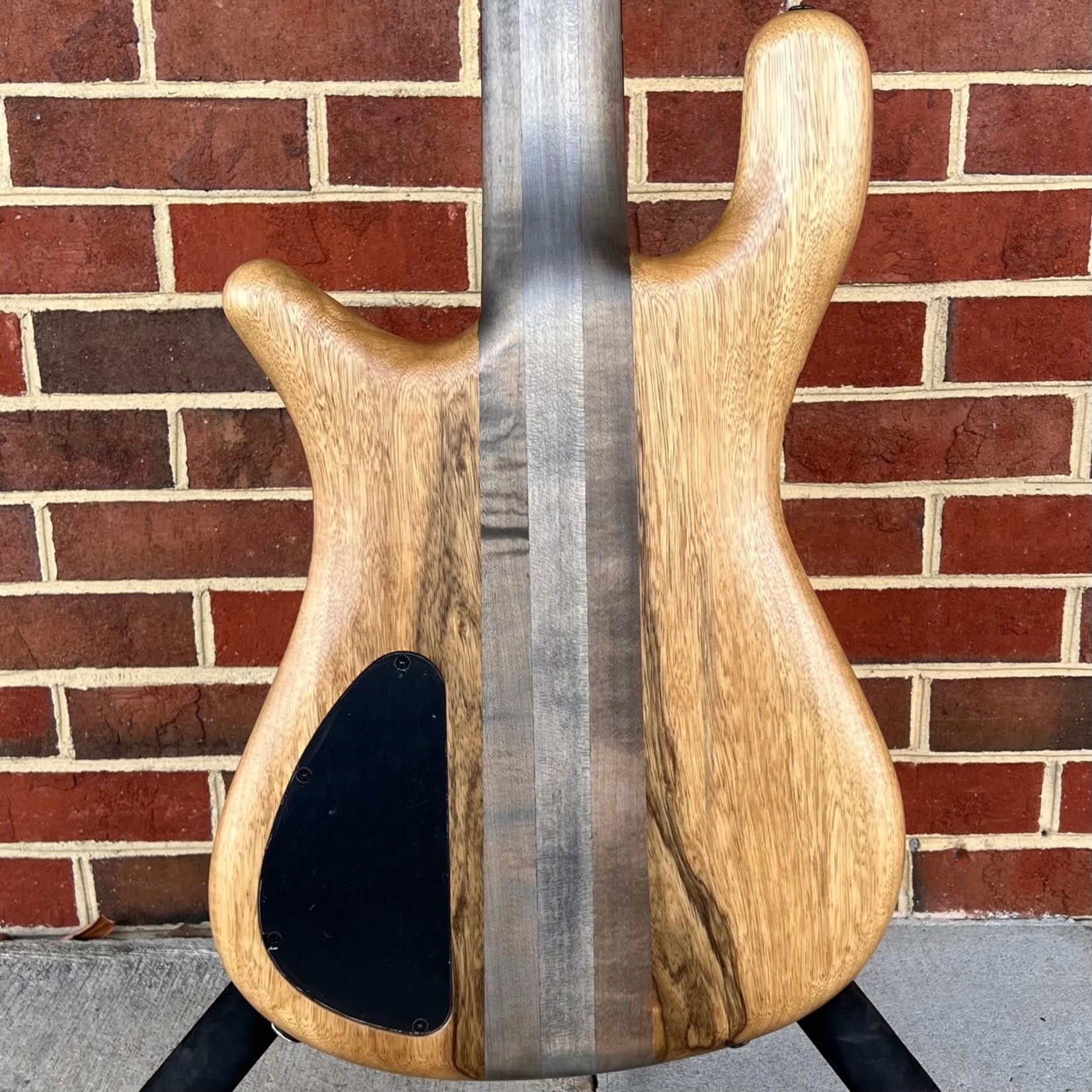 Spector Spector USA NS-5XL, The Music Loft 30th Anniversary, Buckeye Burl Top, Black Limba Body, 3pc Maple Neck - Charcoal Stain, Macassar Ebony Fretboard, Pale Moon Ebony 12th Fret Inlay, TSA Case