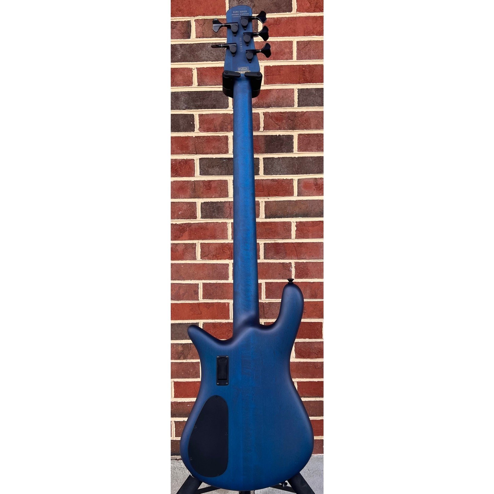 Spector Spector Euro 5 LX, Black & Blue Matte, 5-String, EMG 40DC Pickups, Spector Tone Pump, Spector Gig Bag, SN# NB19825