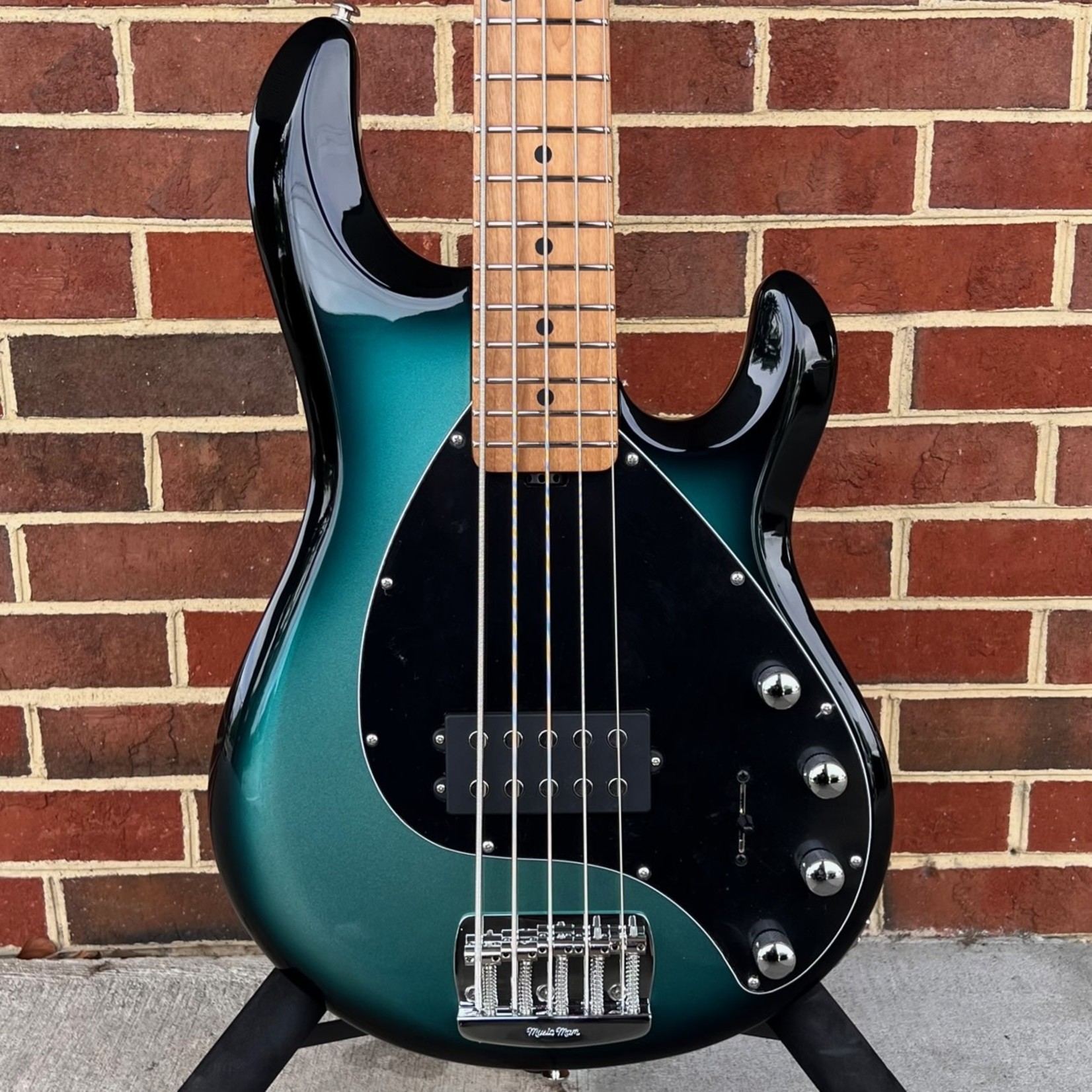 Music Man Music Man StingRay Special H, 5-String, Frost Green Pearl, Roasted Maple Neck, Roasted Maple Fretboard, Music Man Mono Case