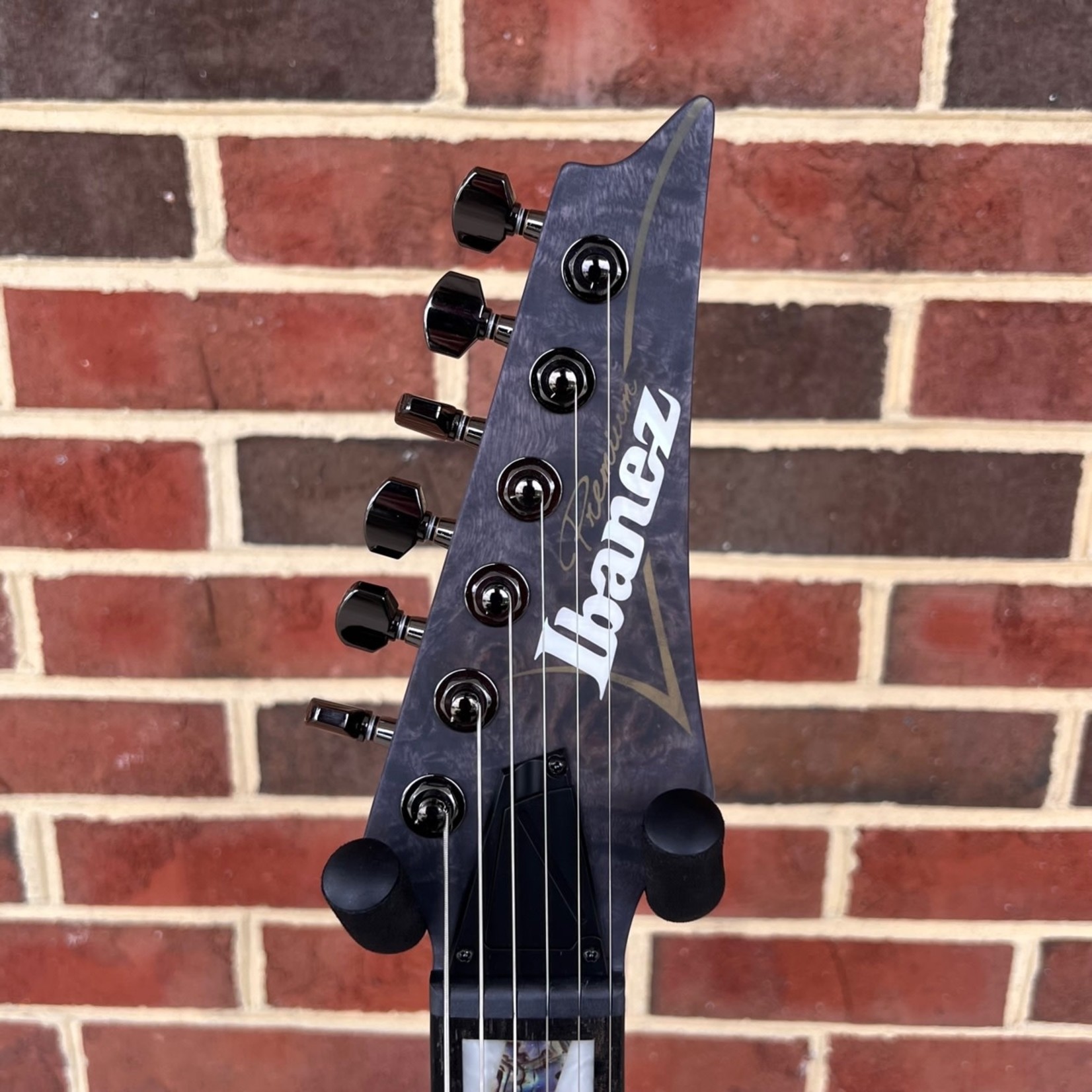 Ibanez Ibanez Premium RGT1221PBDTF, Neck-Thru, Deep Twilight Flat, Poplar Burl Top, DiMarzio Tone Zone/Air Norton Pickups, Gotoh Locking Tuners, Gig Bag