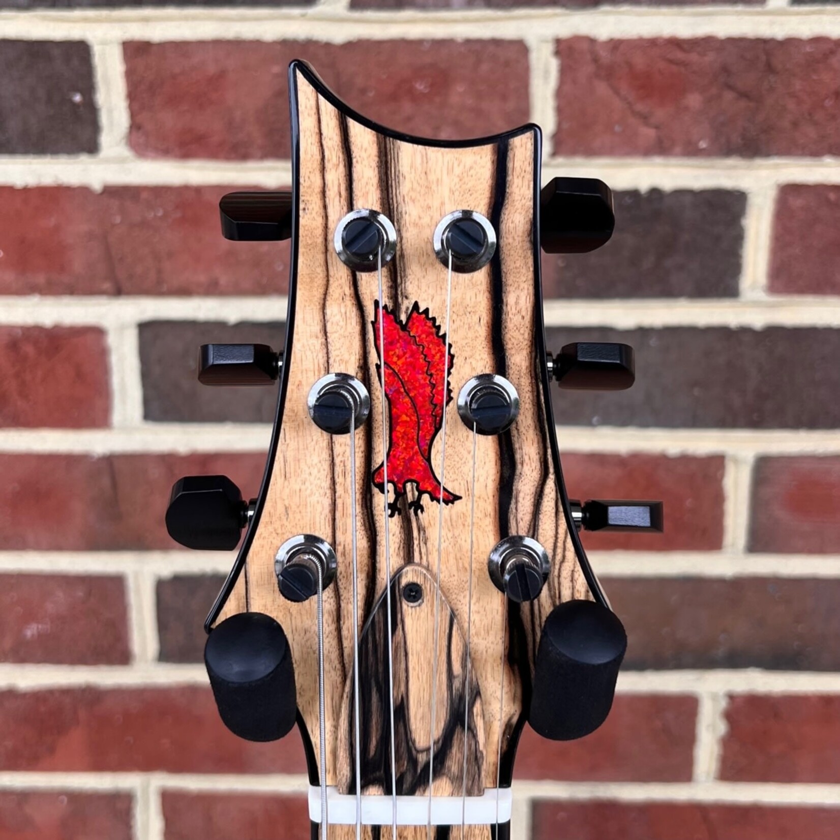 Paul Reed Smith Paul Reed Smith Private Stock #9736, McCarty 594 Semi-Hollow, Pale Moon Ebony Top, Black Limba Body, Pale Moon Ebony Fretboard, Pale Moon Ebony Neck, Ebony Binding, Ruby Synthetic Opal Bird Inlays, Smoked Black Hardware, Hardshell Case (USED)