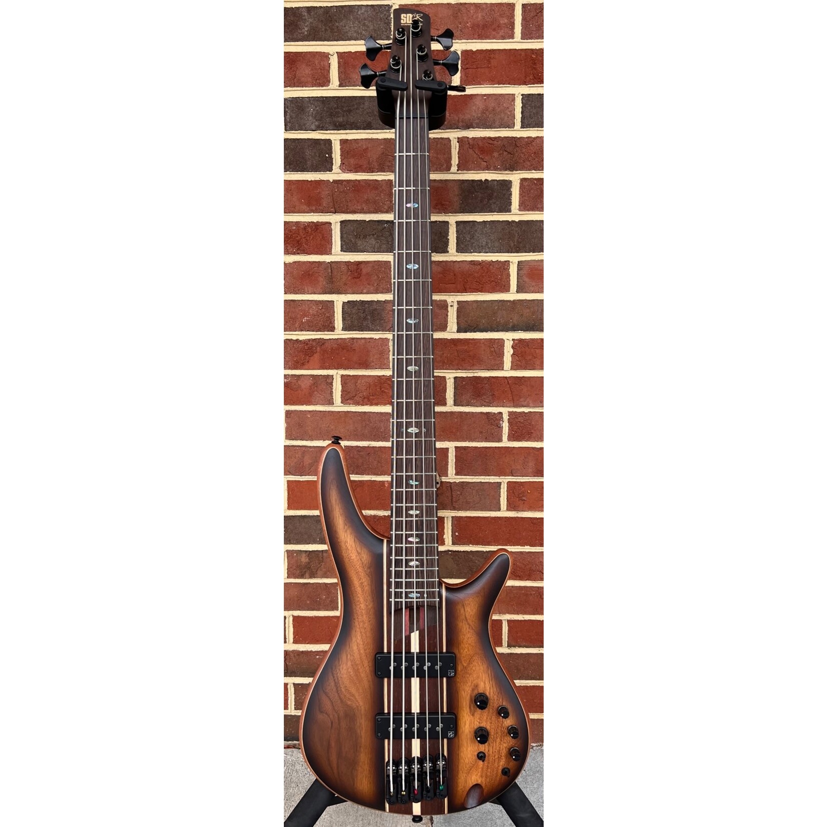 Ibanez Ibanez Premium SR1355BDUF 5-String, Dual Mocha Burst Flat, Nordstrand Big Single Pickups, Gig Bag