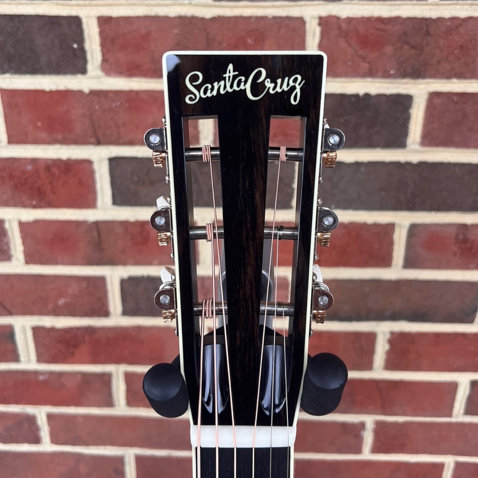 Santa Cruz Guitar Co. Santa Cruz Custom H/13, Adirondack Spruce Top, Mahogany Back and Sides, Adirondack Bracing w/ Hot Hide Glue, Flag of Nations Back Strip and Rosette, S29 Purfling, SCGC Logo @ 13th Fret, Custom Dark Sunburst Top, Dark Stain on Back &