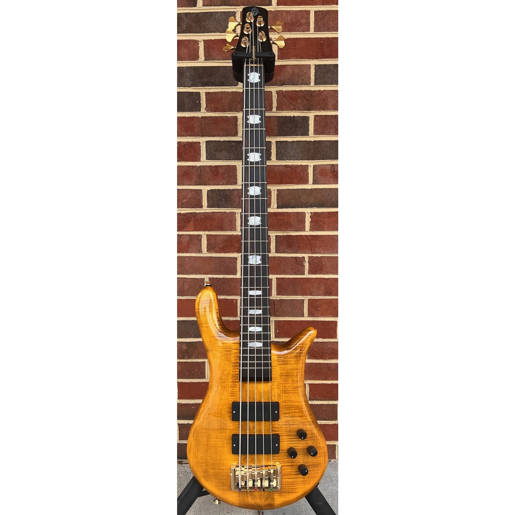 Spector Spector Euro LT, 5 String, Tiger Eye Gloss, Bartolini Pickups, Darkglass Tone Capsule, Gig Bag, SN# NB20554