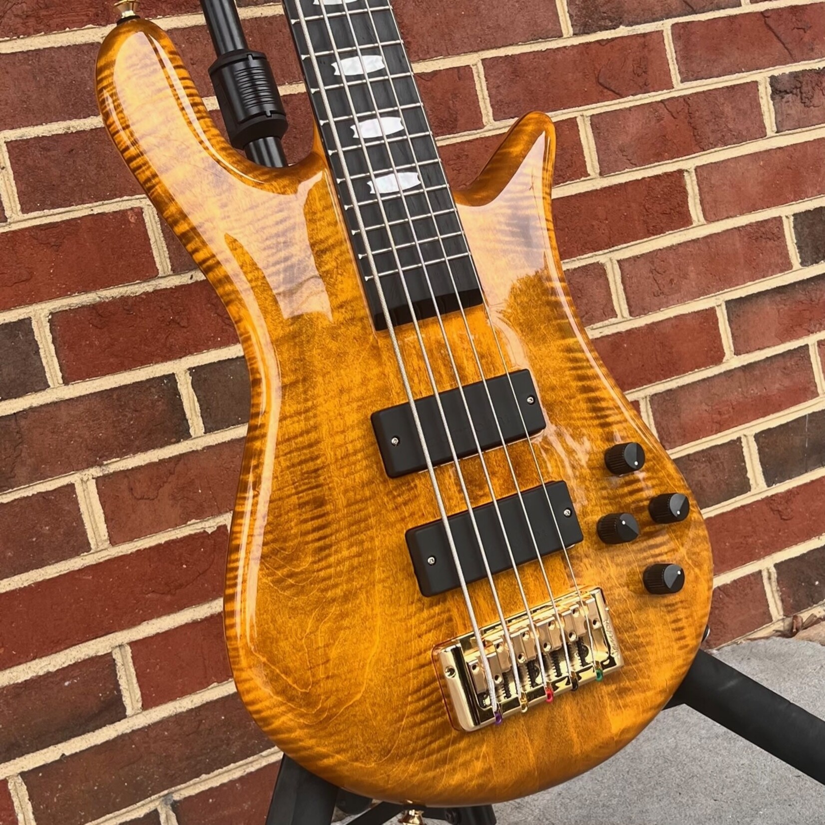 Spector Spector Euro LT, 5 String, Tiger Eye Gloss, Bartolini Pickups, Darkglass Tone Capsule, Gig Bag, SN# NB20550