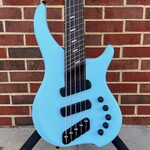 Dingwall Dingwall ABZ Custom 5-String, Sonic Blue Satin, 2x Pickups, Swamp Ash Body, Wenge Neck & Fretboard, Speedo Bar Inlays, Glockenklang Preamp, FDV Pickups, Dingwall Gig Bag