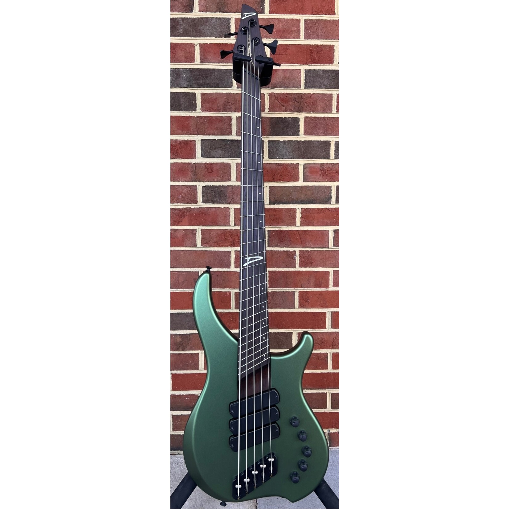 Dingwall Custom ABZ 5-String, Olivine Matte, 3x Pickups
