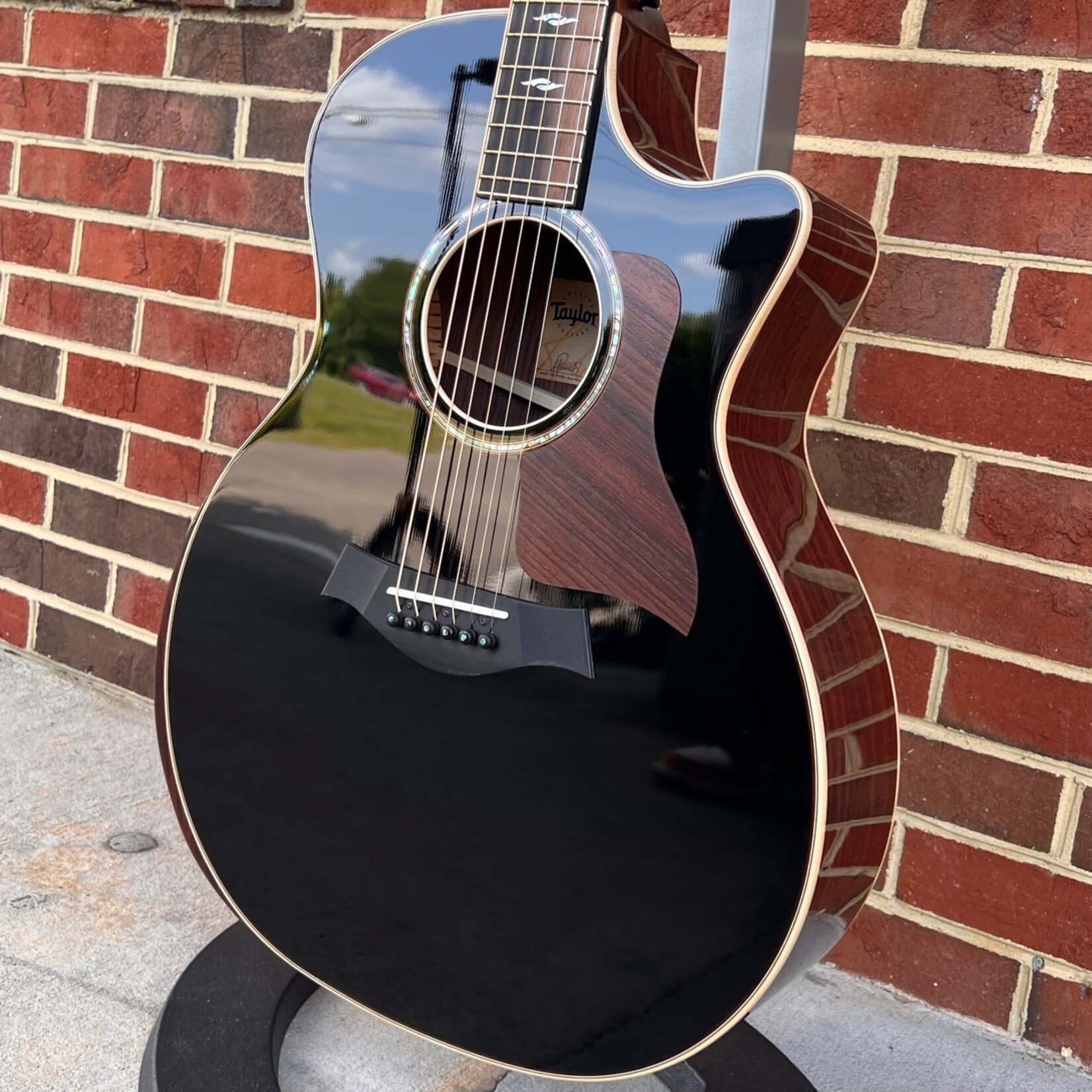 Taylor Taylor 814ce Special Edition, Blacktop, Solid Sitka Spruce Top, Solid Rosewood Back & Sides, ES2 Electronics, Hardshell Case