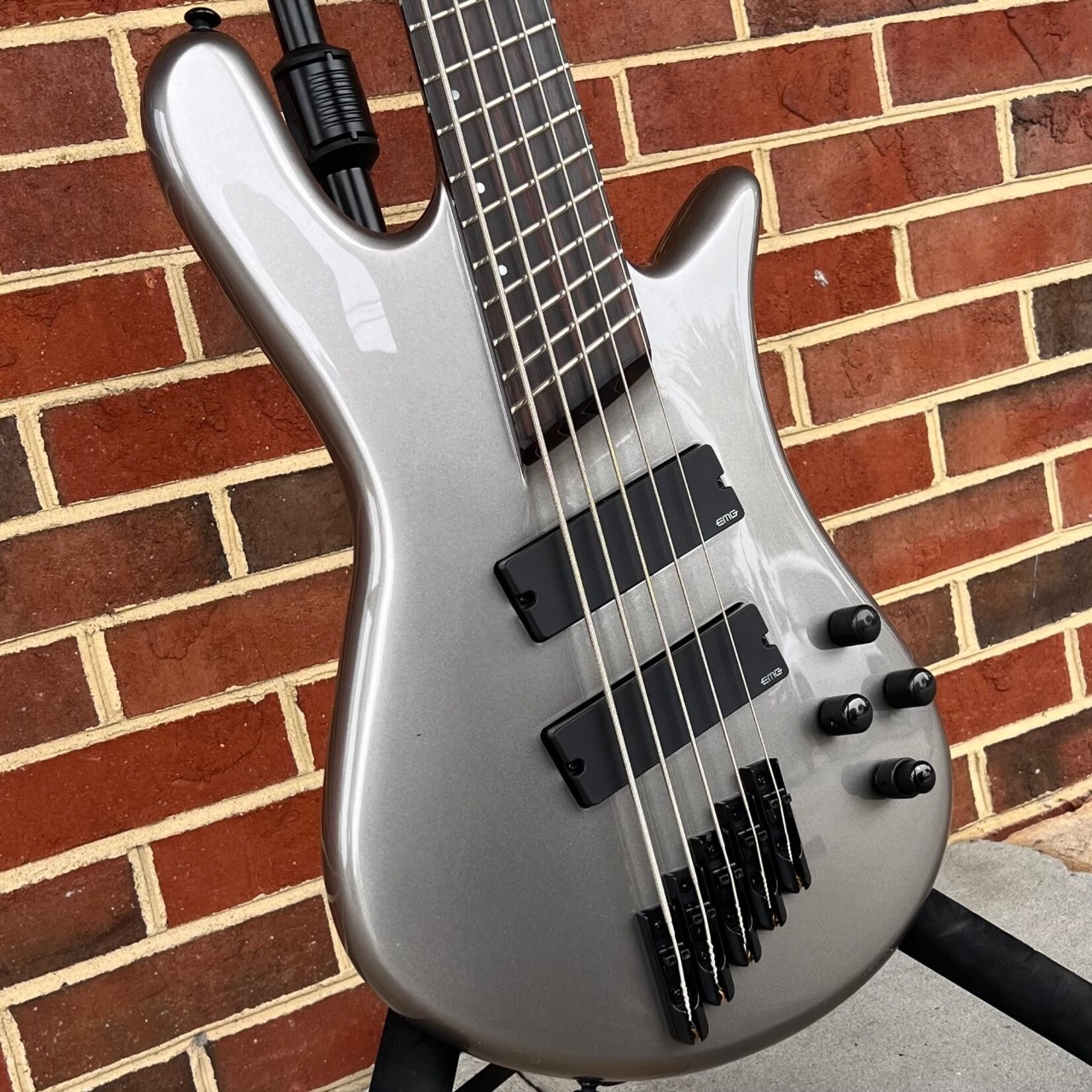 Spector NS Dimension HP 5-String, Gunmetal Gloss, EMG 45DC Pickups