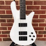 Spector Spector NS Ethos HP 4-String, Solid White Gloss, EMG 35DC Pickups, Darkglass Tone Capsule, Gig Bag, SN# W231761